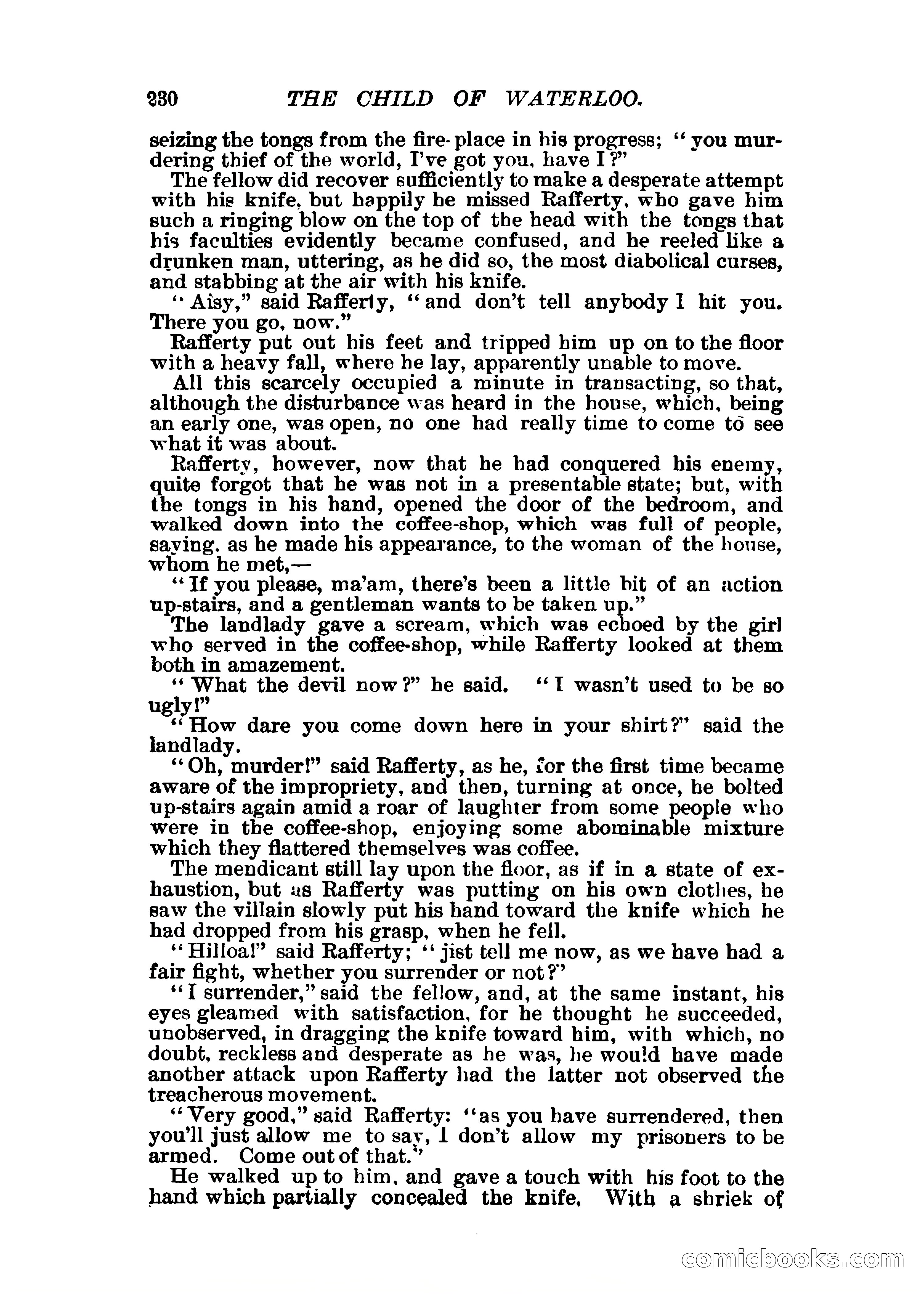 The Child of Waterloo, or, The Horrors of the Battle-Field — page 233 of 308