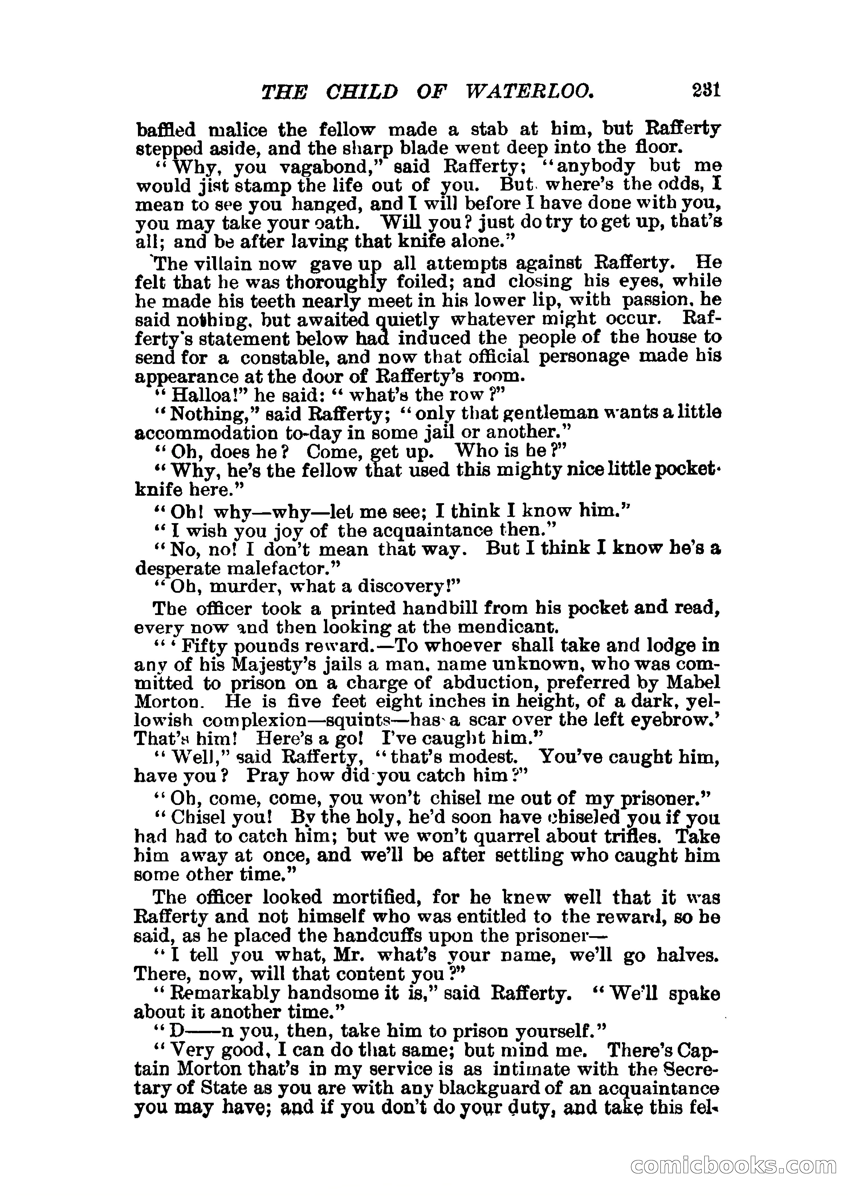 The Child of Waterloo, or, The Horrors of the Battle-Field — page 234 of 308