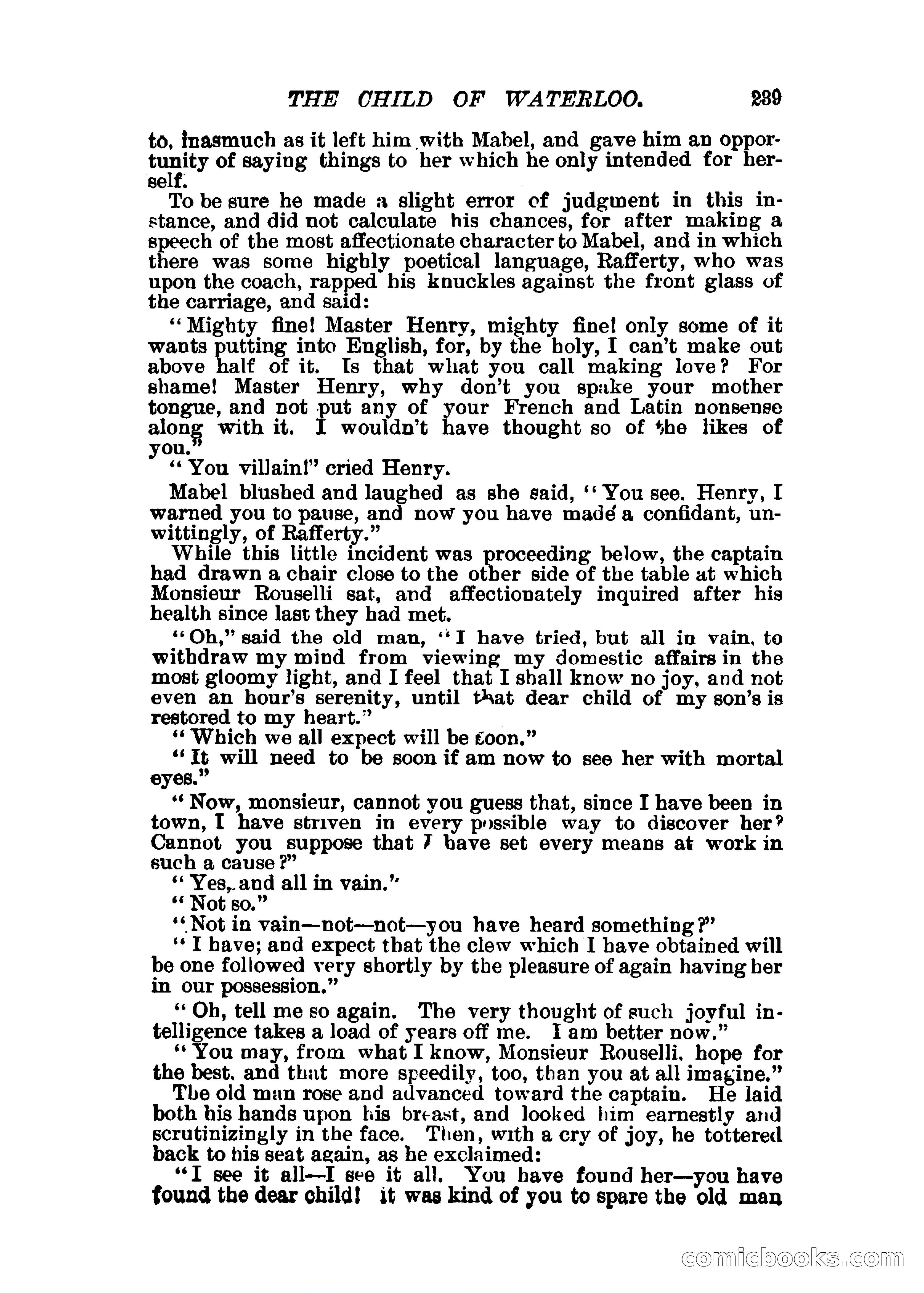 The Child of Waterloo, or, The Horrors of the Battle-Field — page 242 of 308