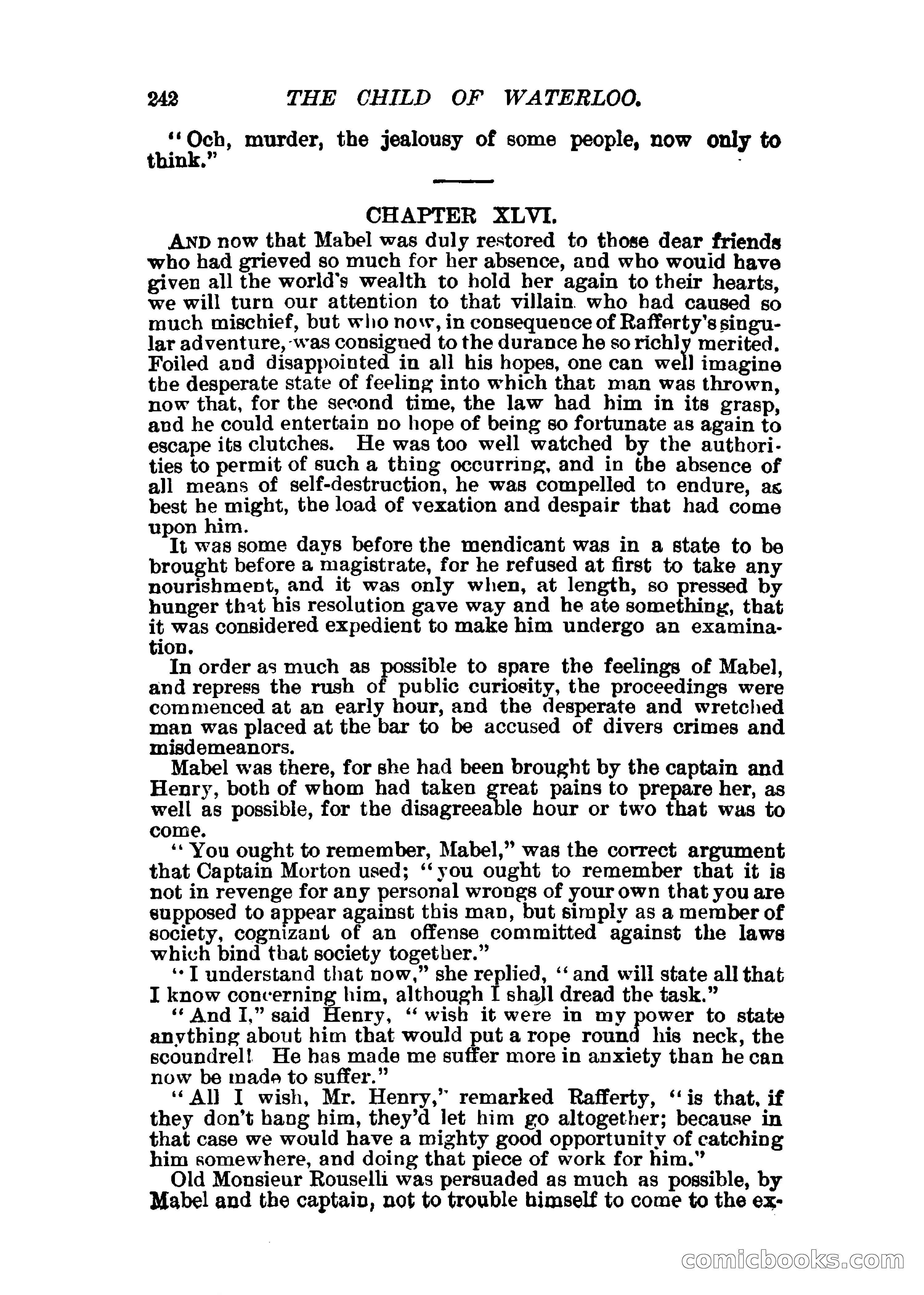 The Child of Waterloo, or, The Horrors of the Battle-Field — page 245 of 308