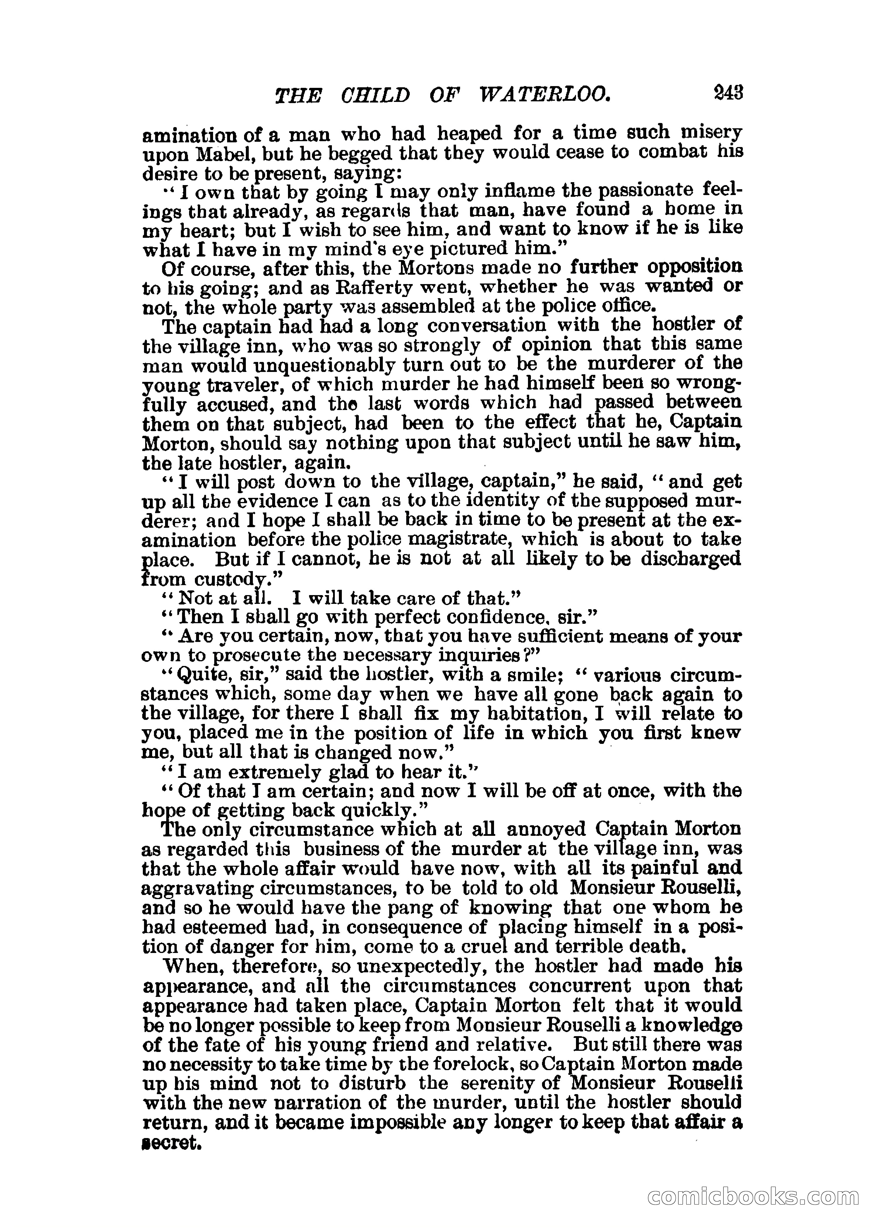 The Child of Waterloo, or, The Horrors of the Battle-Field — page 246 of 308