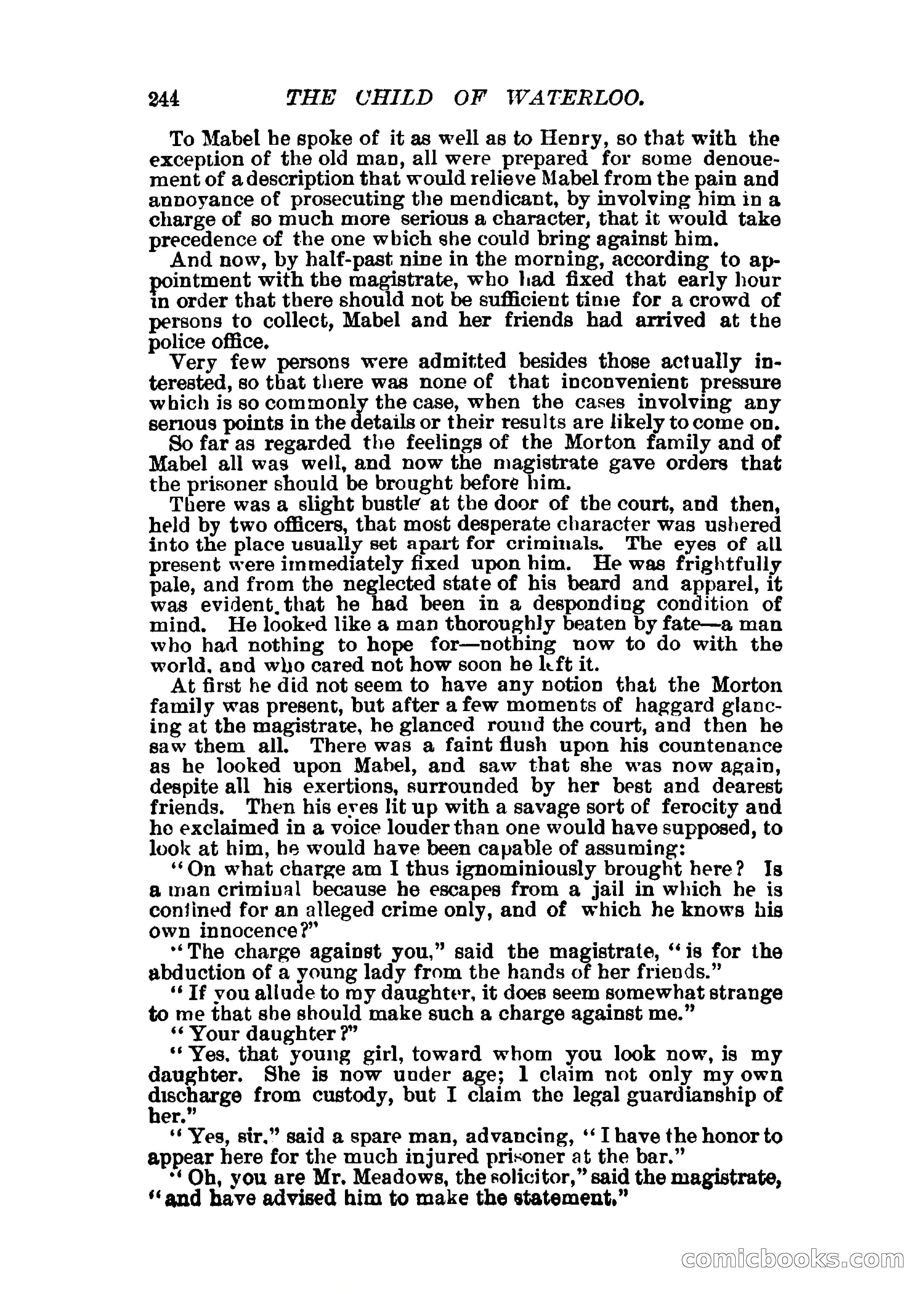The Child of Waterloo, or, The Horrors of the Battle-Field — page 247 of 308