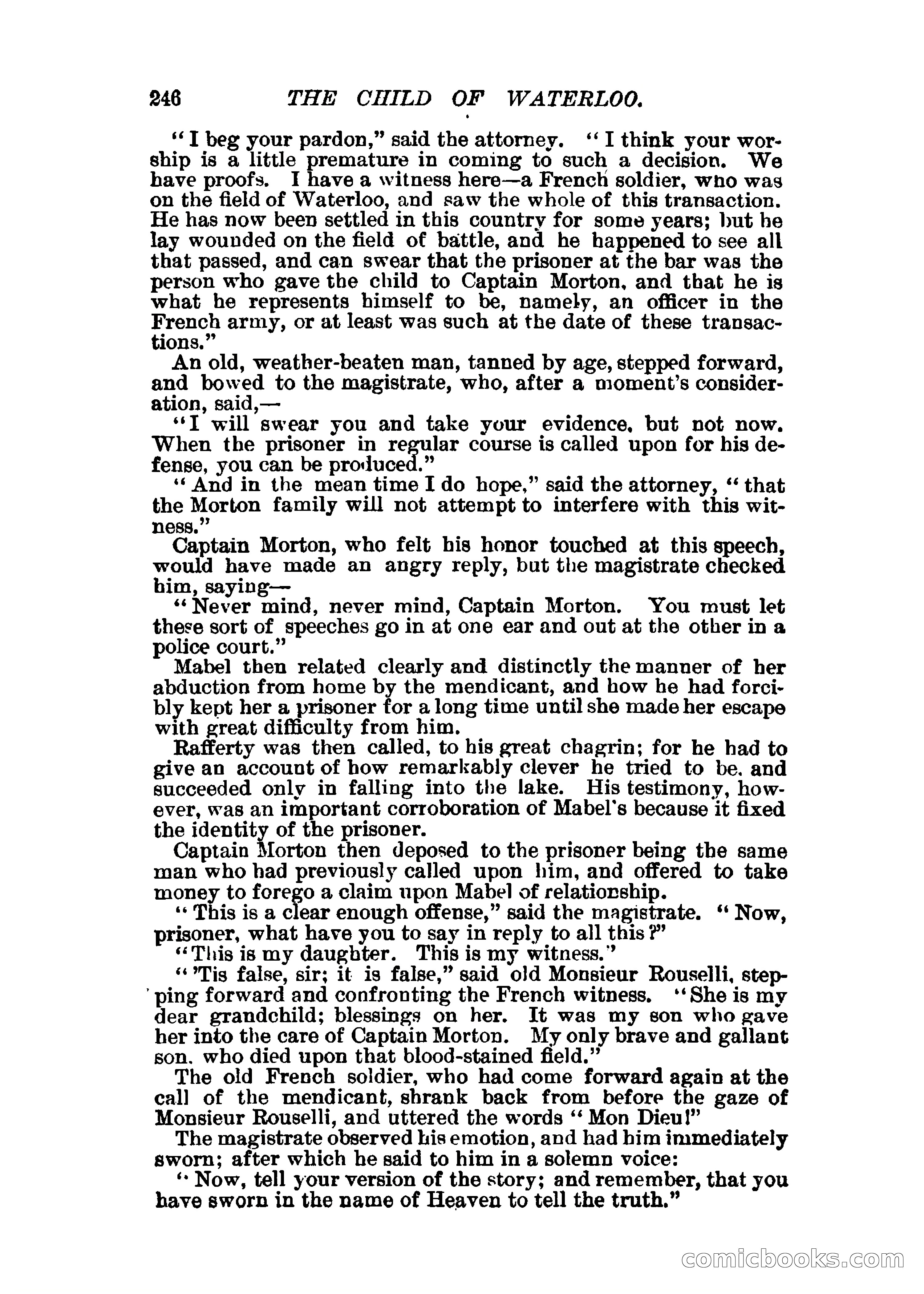 The Child of Waterloo, or, The Horrors of the Battle-Field — page 249 of 308
