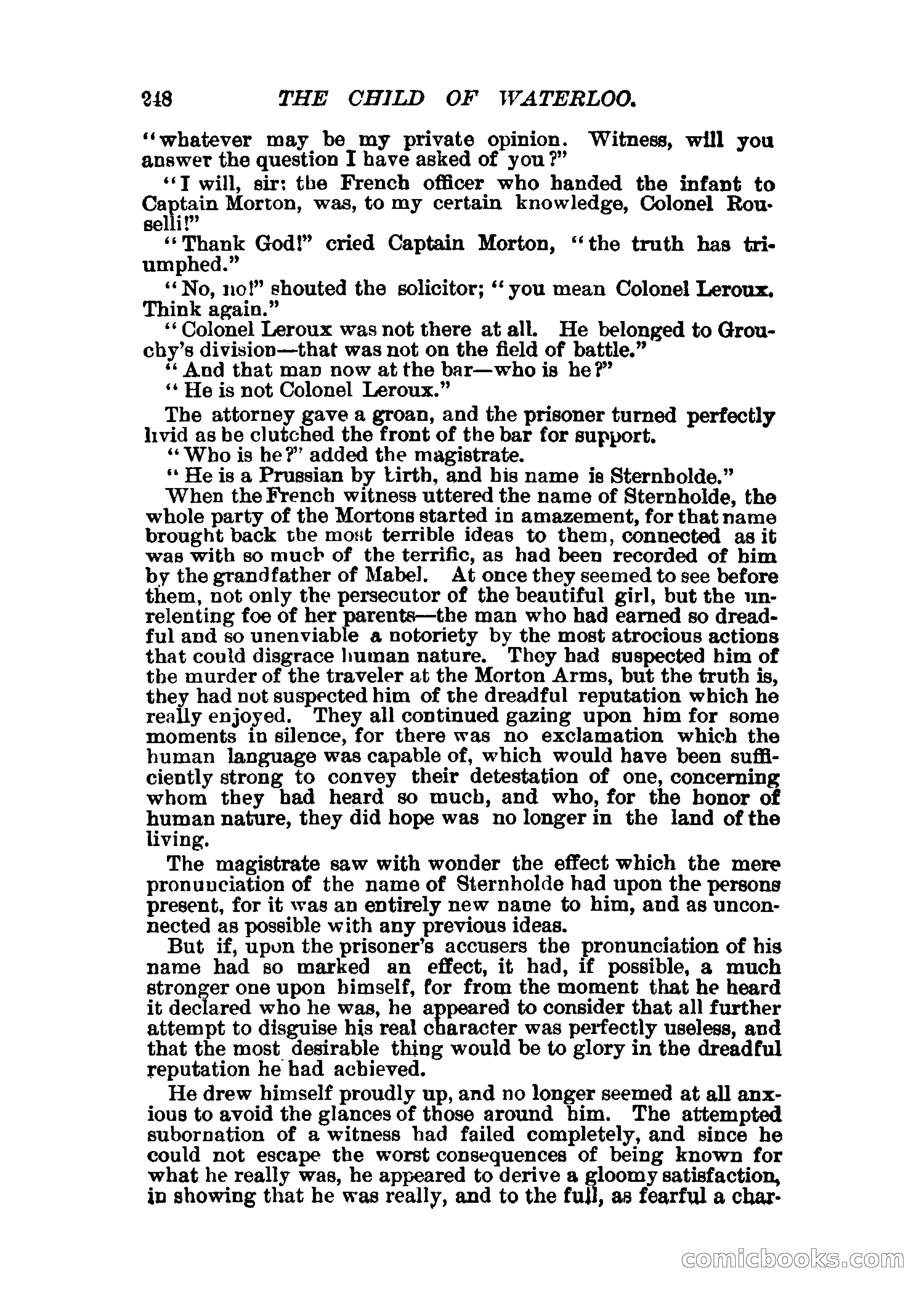 The Child of Waterloo, or, The Horrors of the Battle-Field — page 251 of 308