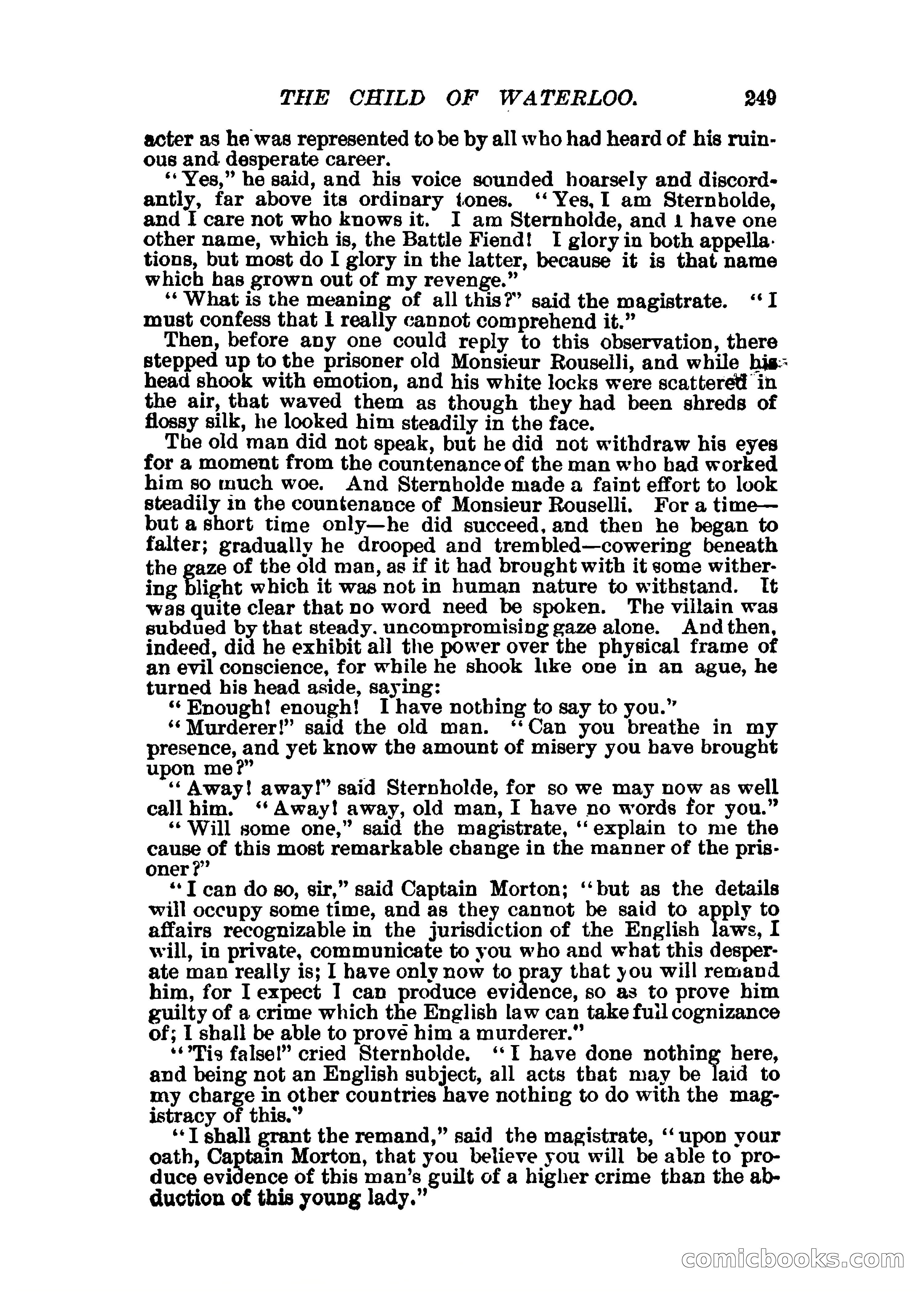 The Child of Waterloo, or, The Horrors of the Battle-Field — page 252 of 308