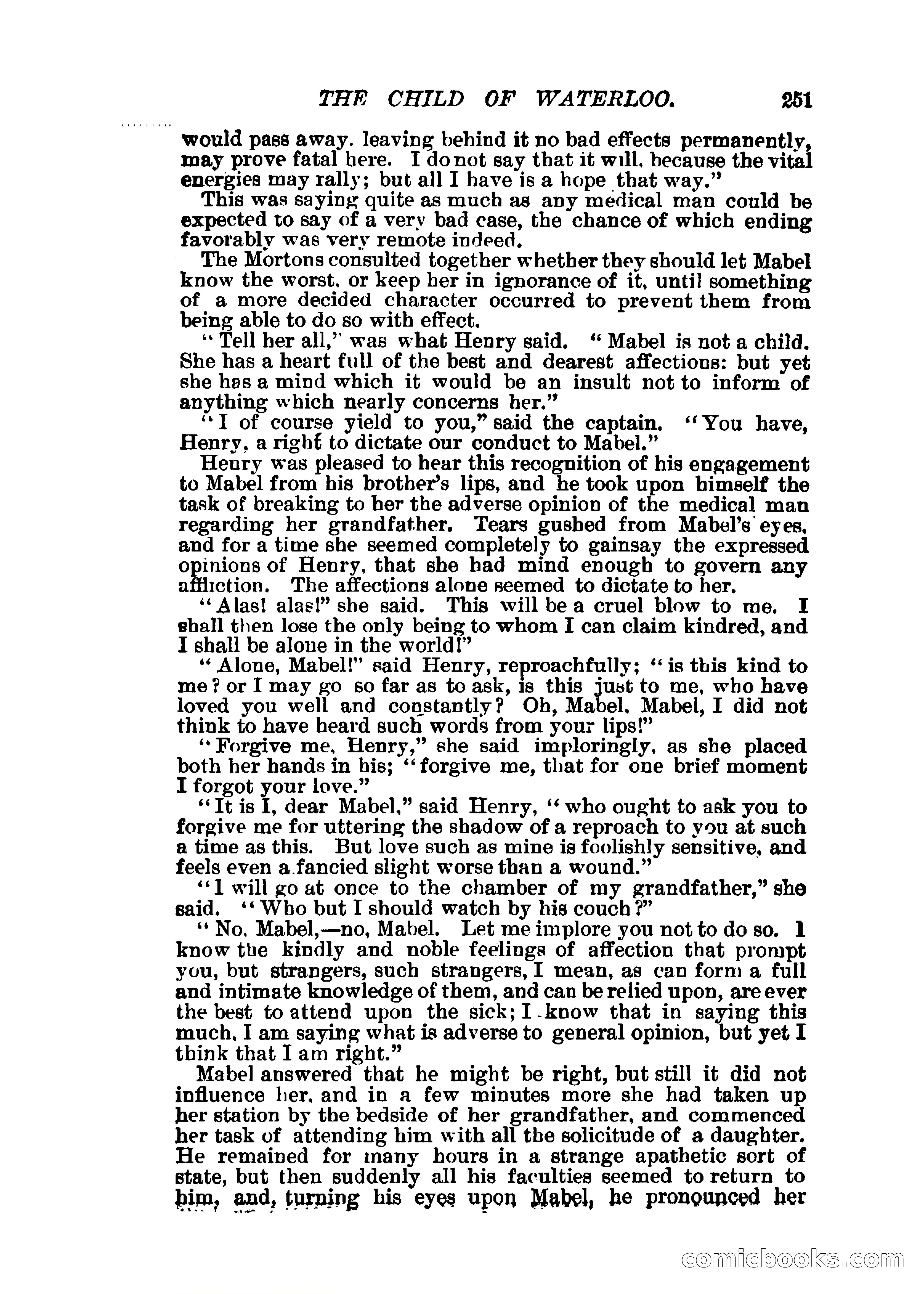 The Child of Waterloo, or, The Horrors of the Battle-Field — page 254 of 308