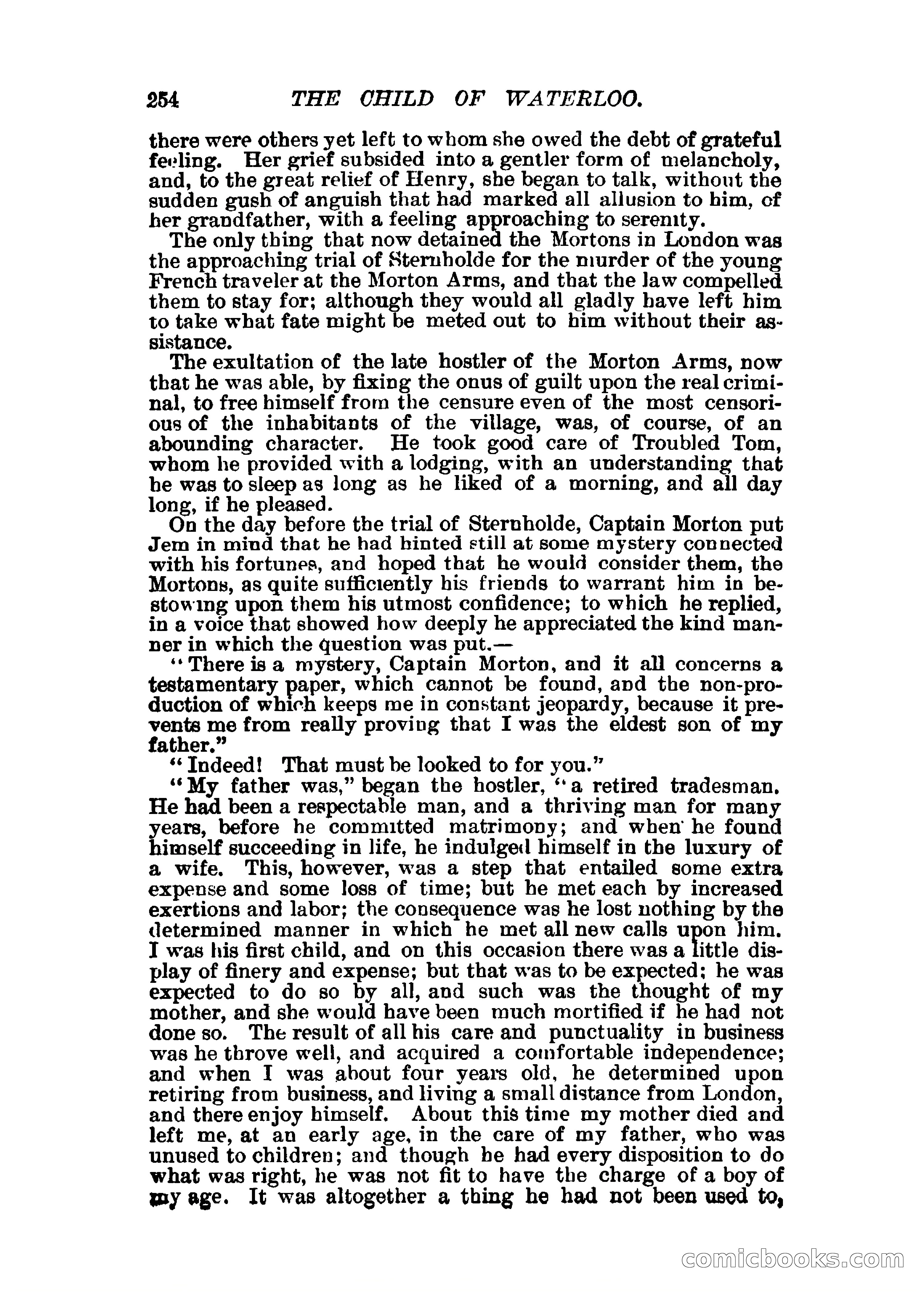 The Child of Waterloo, or, The Horrors of the Battle-Field — page 257 of 308