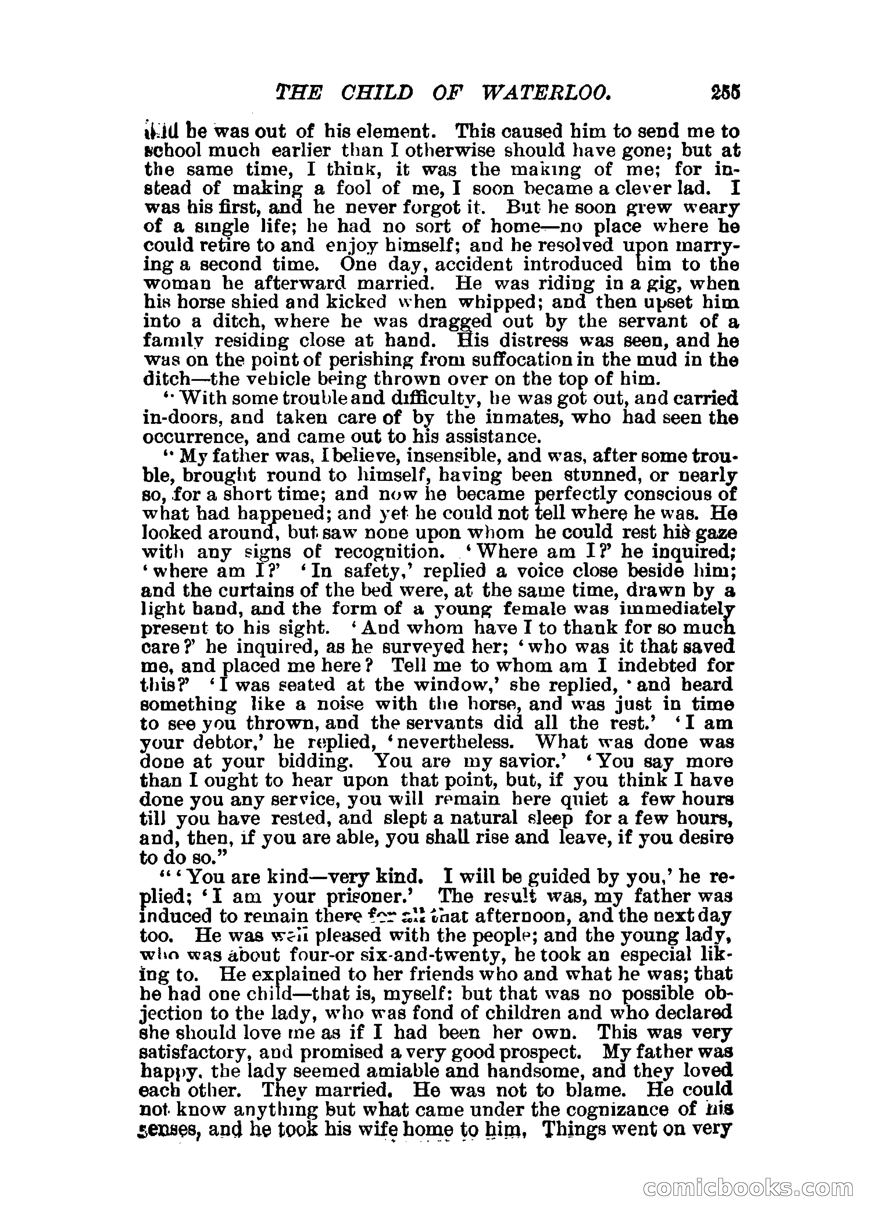 The Child of Waterloo, or, The Horrors of the Battle-Field — page 258 of 308