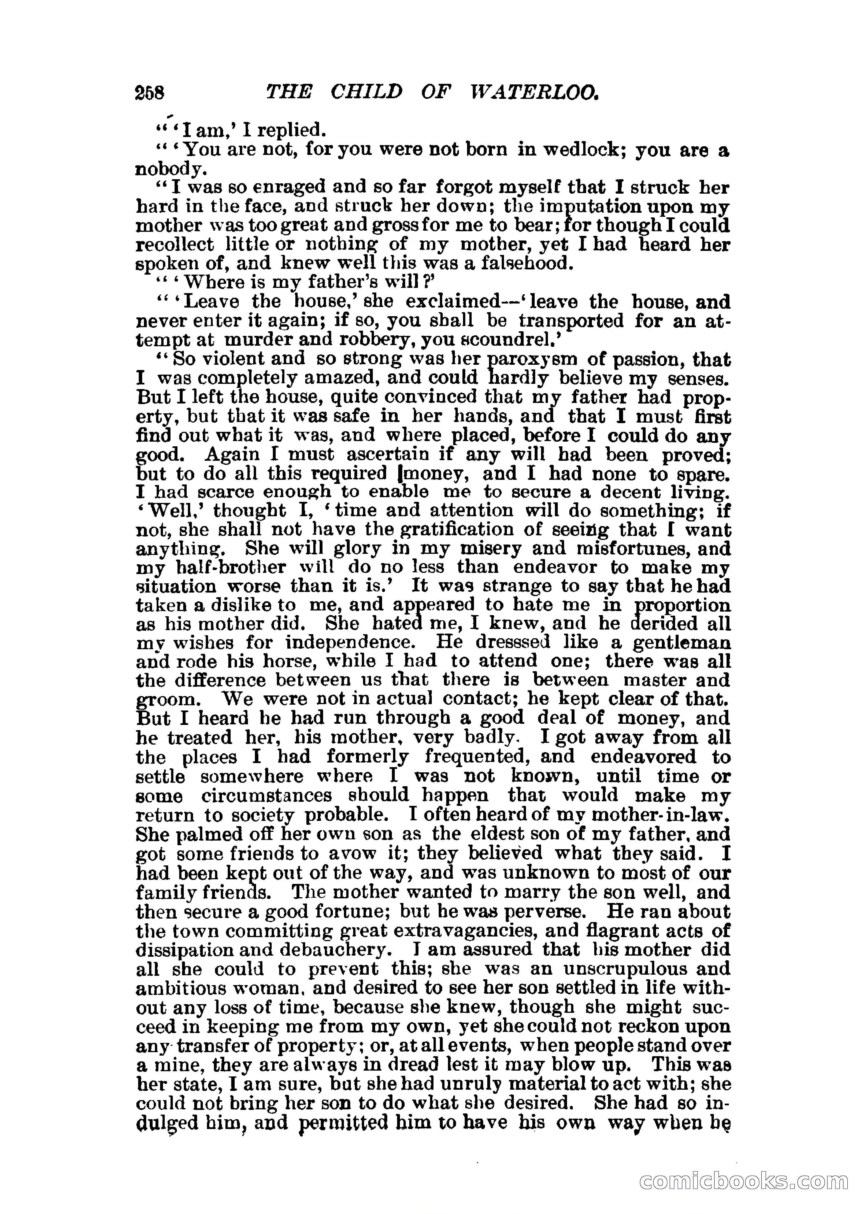 The Child of Waterloo, or, The Horrors of the Battle-Field — page 261 of 308