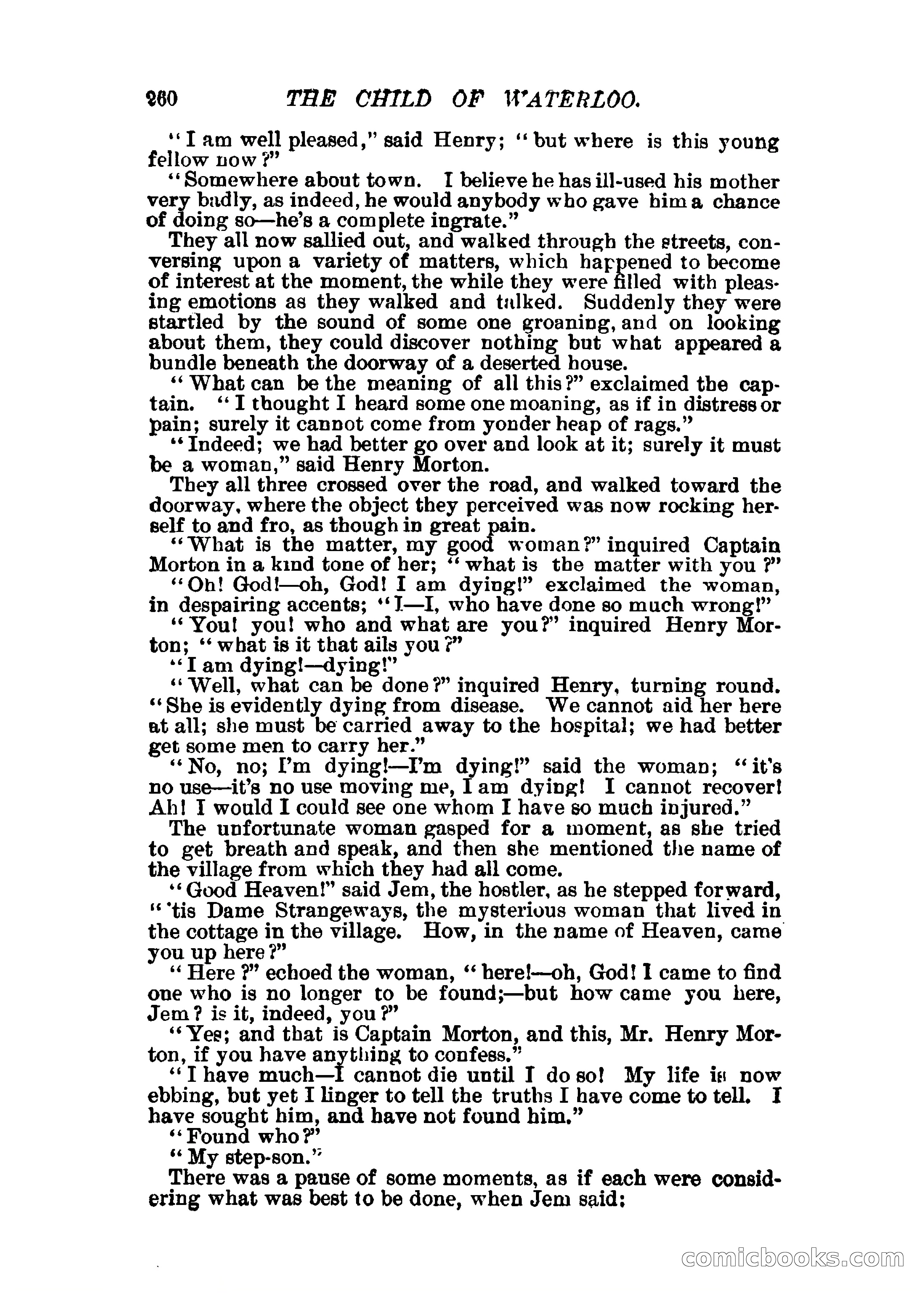 The Child of Waterloo, or, The Horrors of the Battle-Field — page 263 of 308