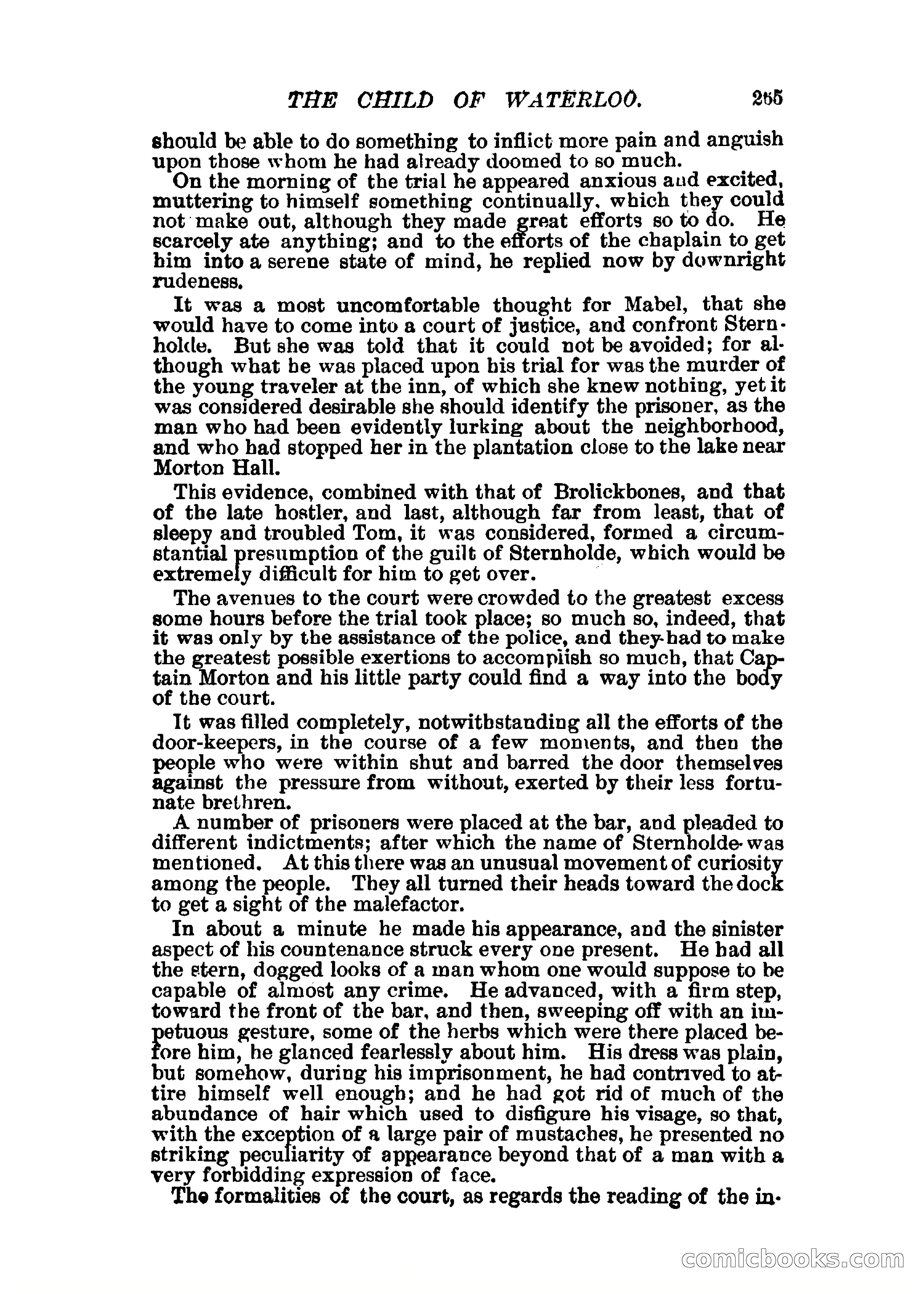 The Child of Waterloo, or, The Horrors of the Battle-Field — page 268 of 308
