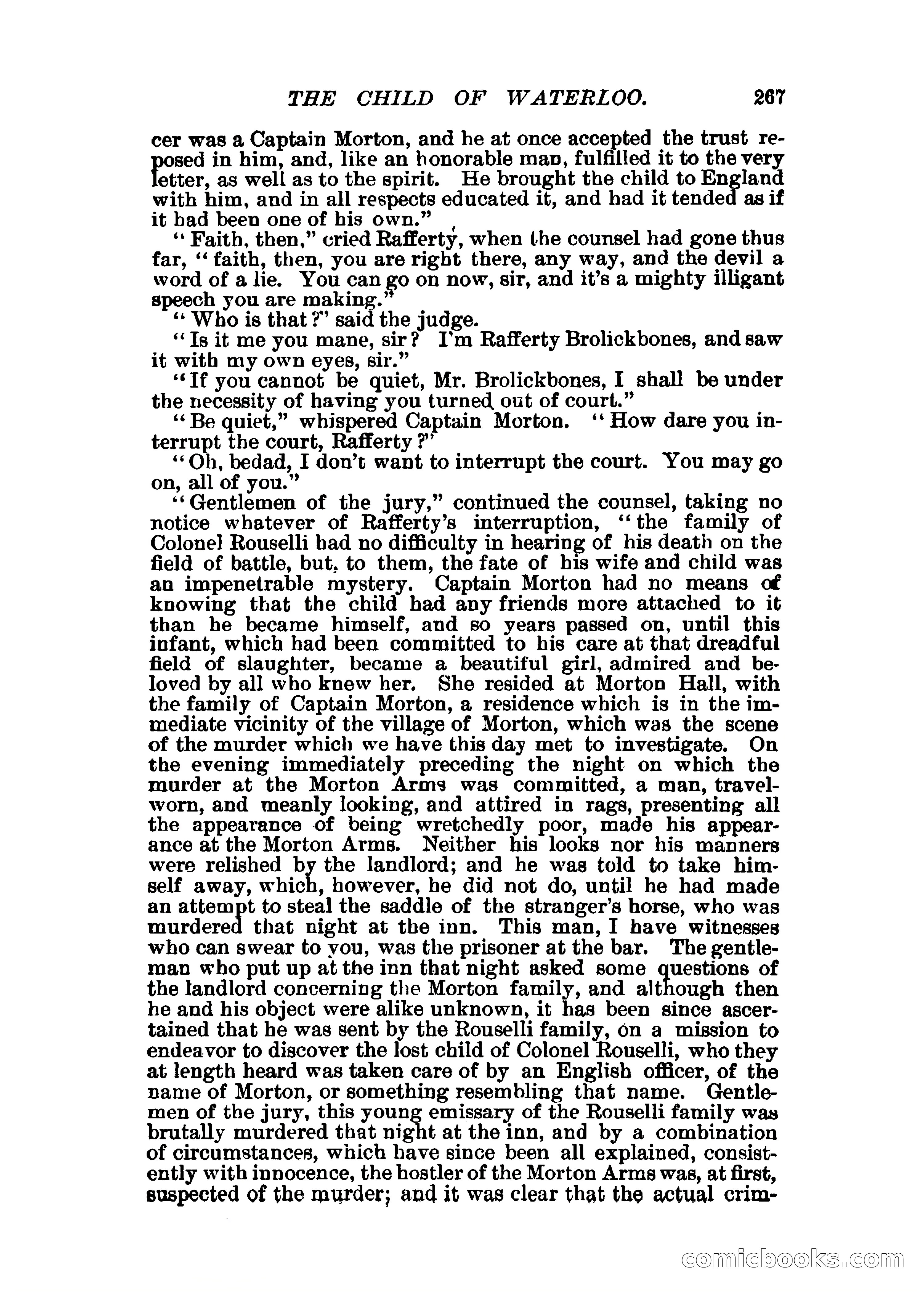 The Child of Waterloo, or, The Horrors of the Battle-Field — page 270 of 308