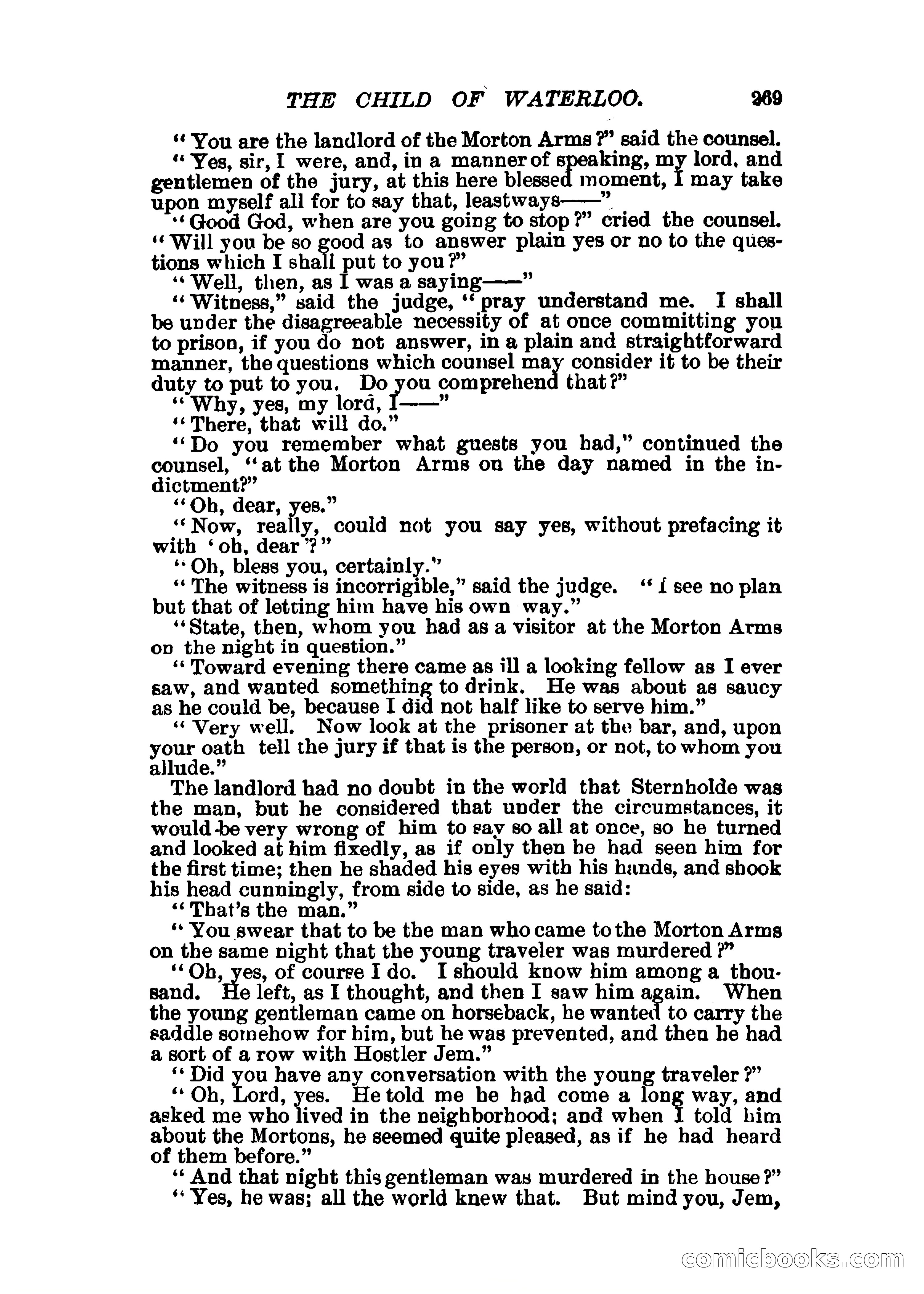 The Child of Waterloo, or, The Horrors of the Battle-Field — page 272 of 308