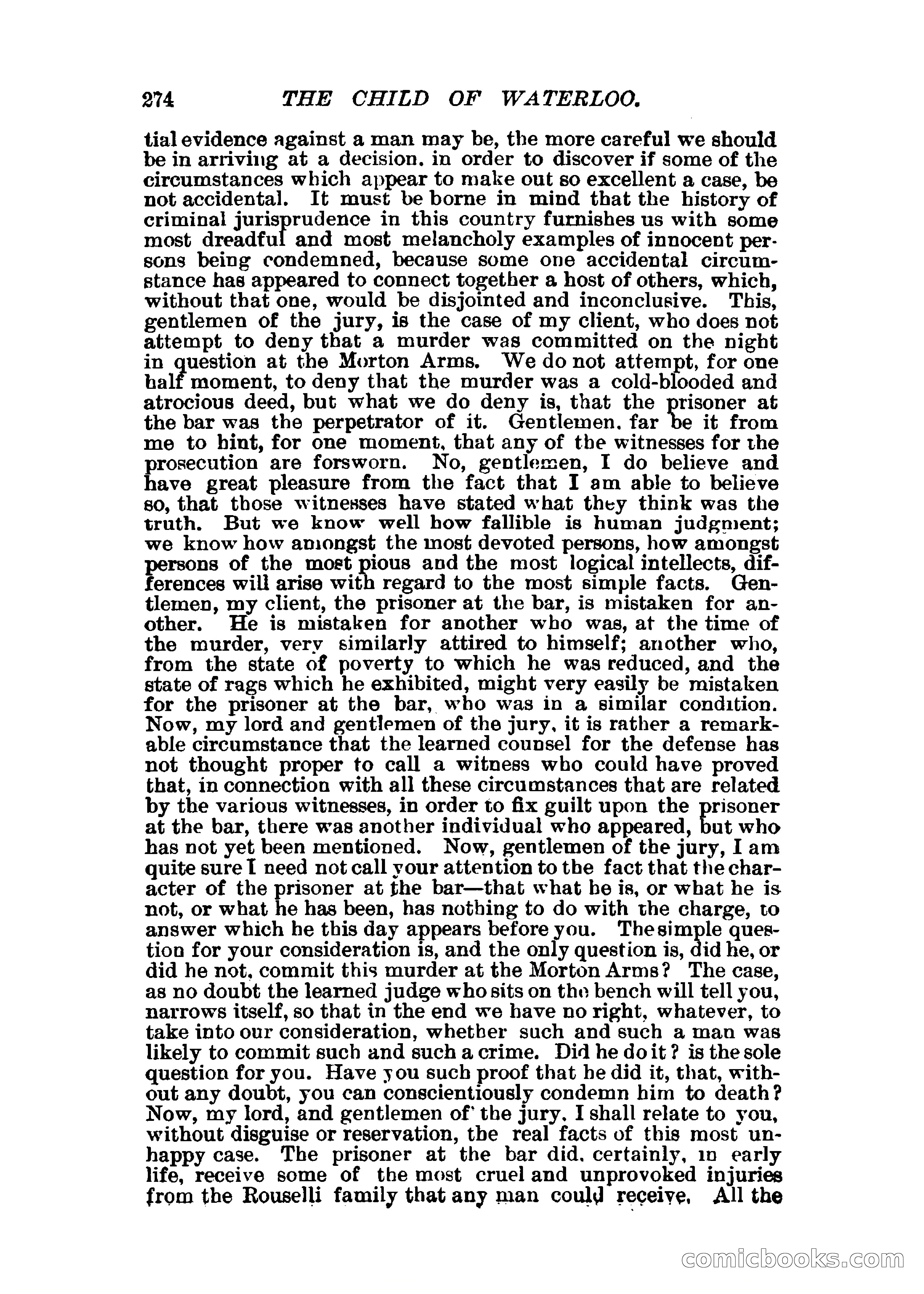 The Child of Waterloo, or, The Horrors of the Battle-Field — page 277 of 308