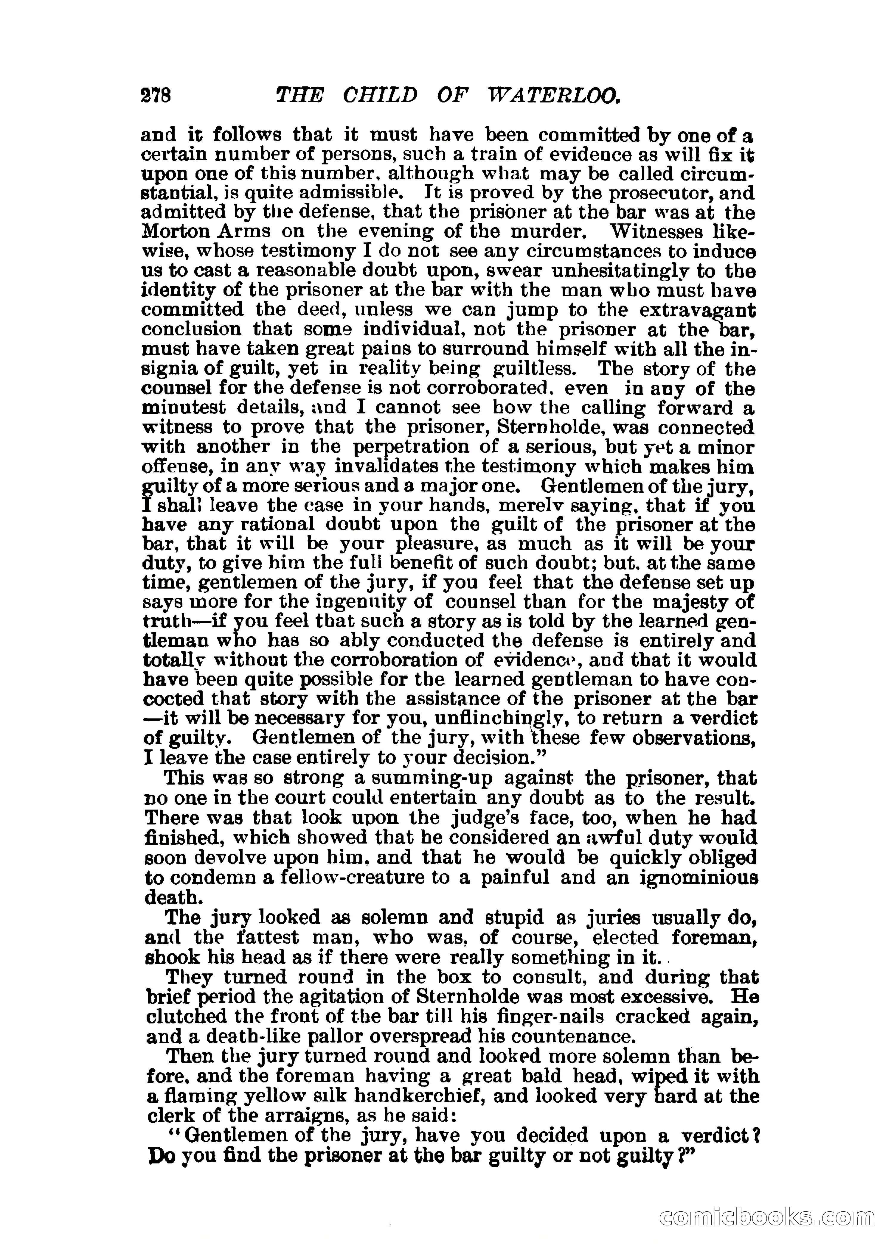 The Child of Waterloo, or, The Horrors of the Battle-Field — page 281 of 308