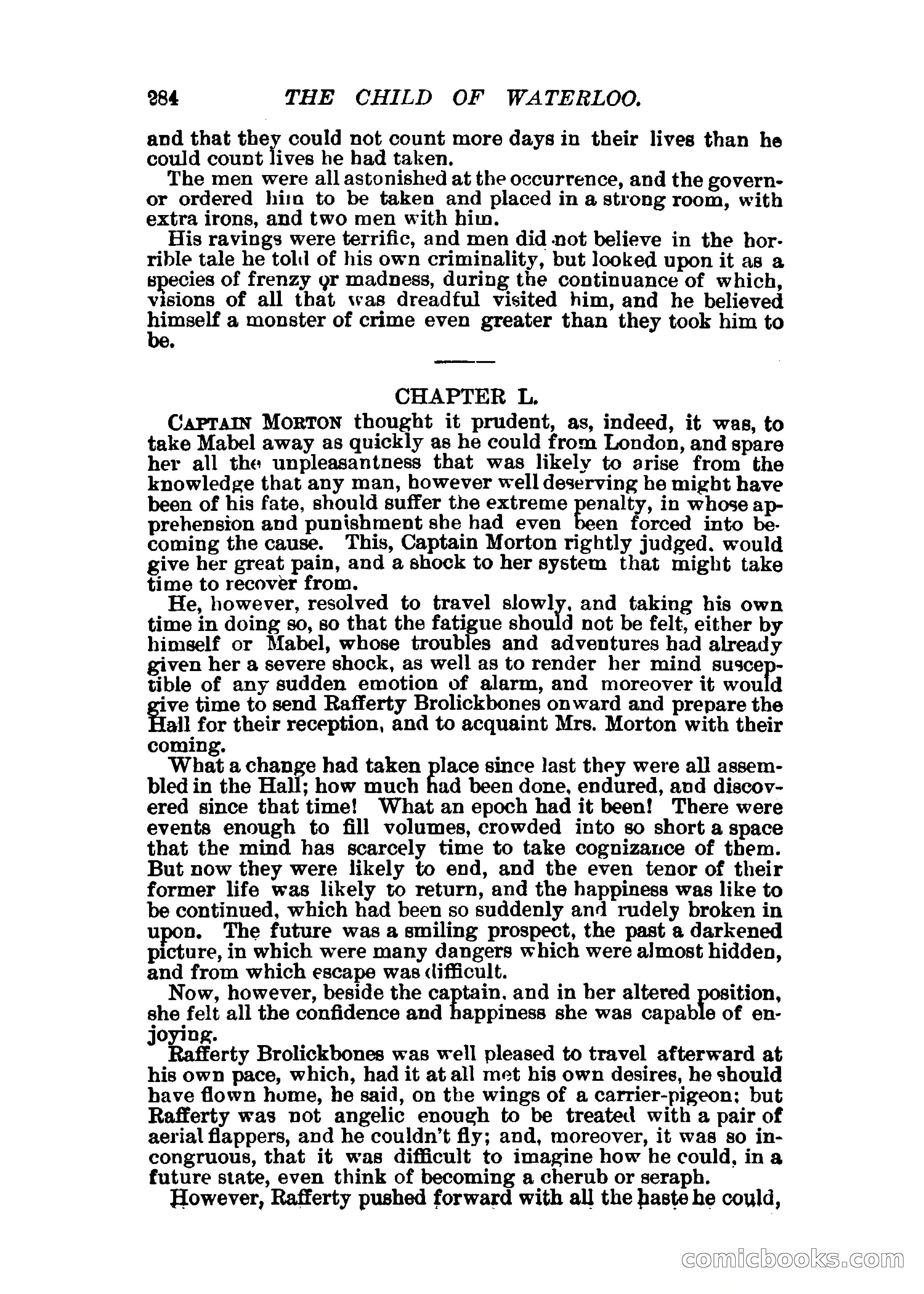 The Child of Waterloo, or, The Horrors of the Battle-Field — page 287 of 308