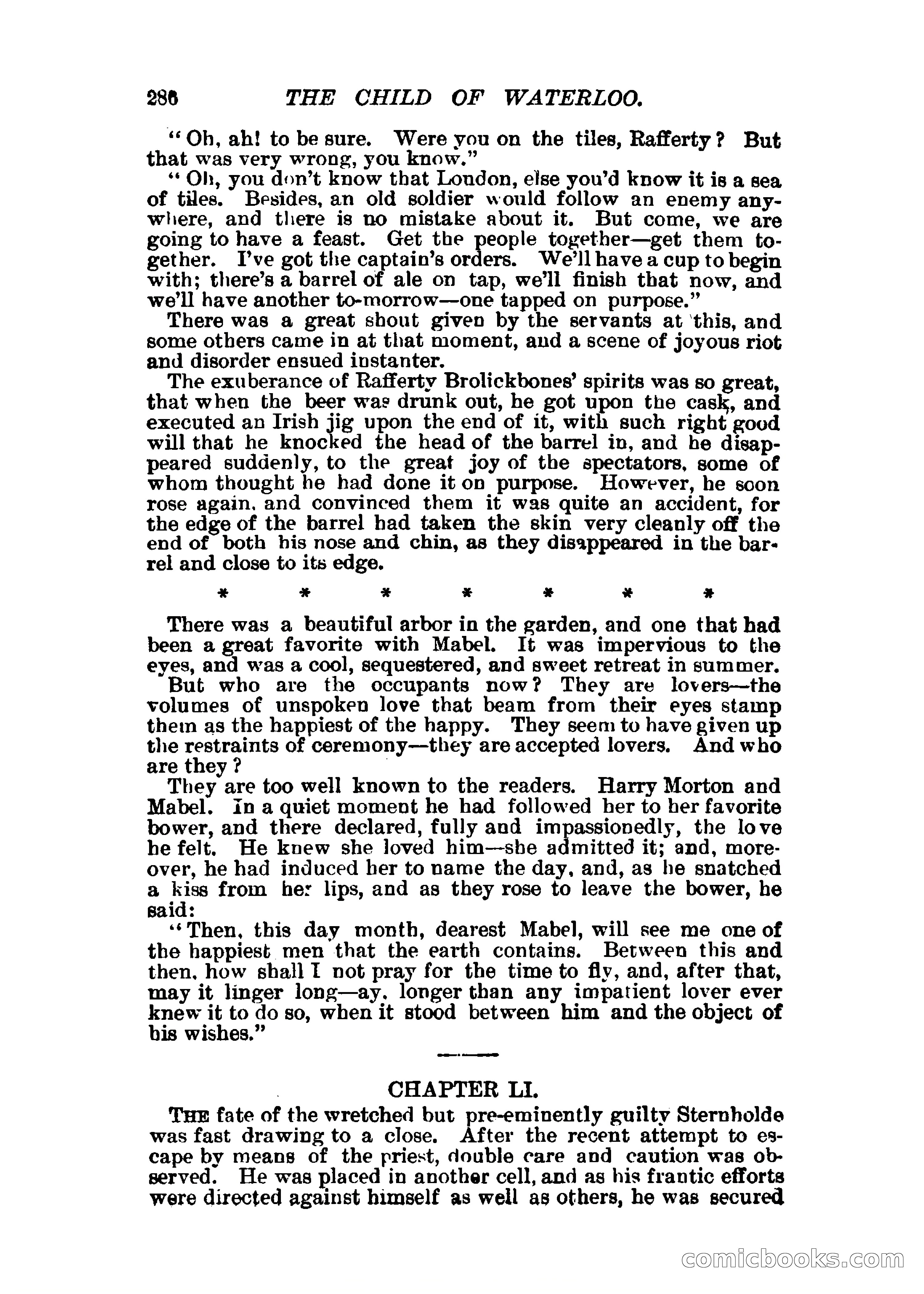 The Child of Waterloo, or, The Horrors of the Battle-Field — page 289 of 308
