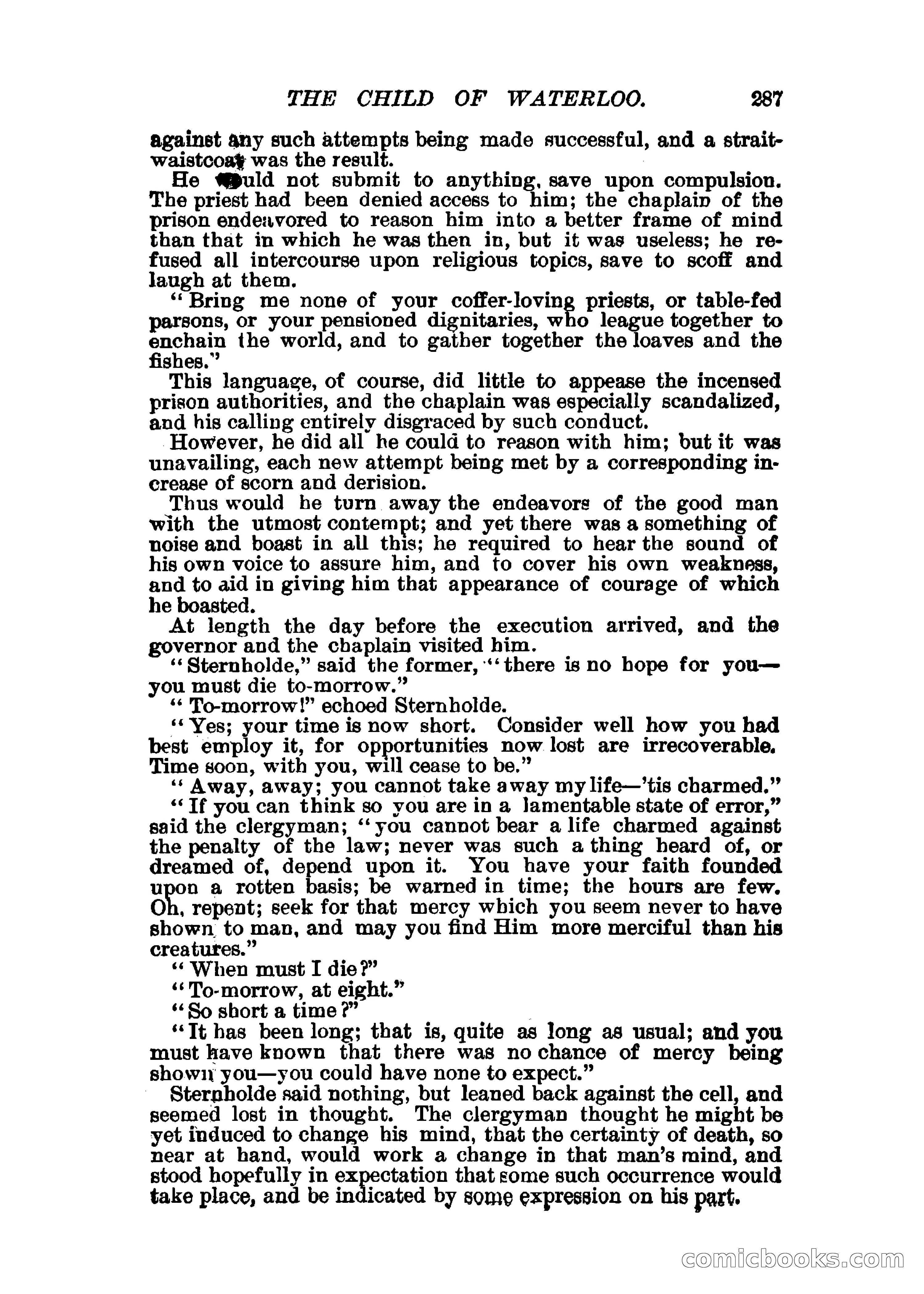The Child of Waterloo, or, The Horrors of the Battle-Field — page 290 of 308