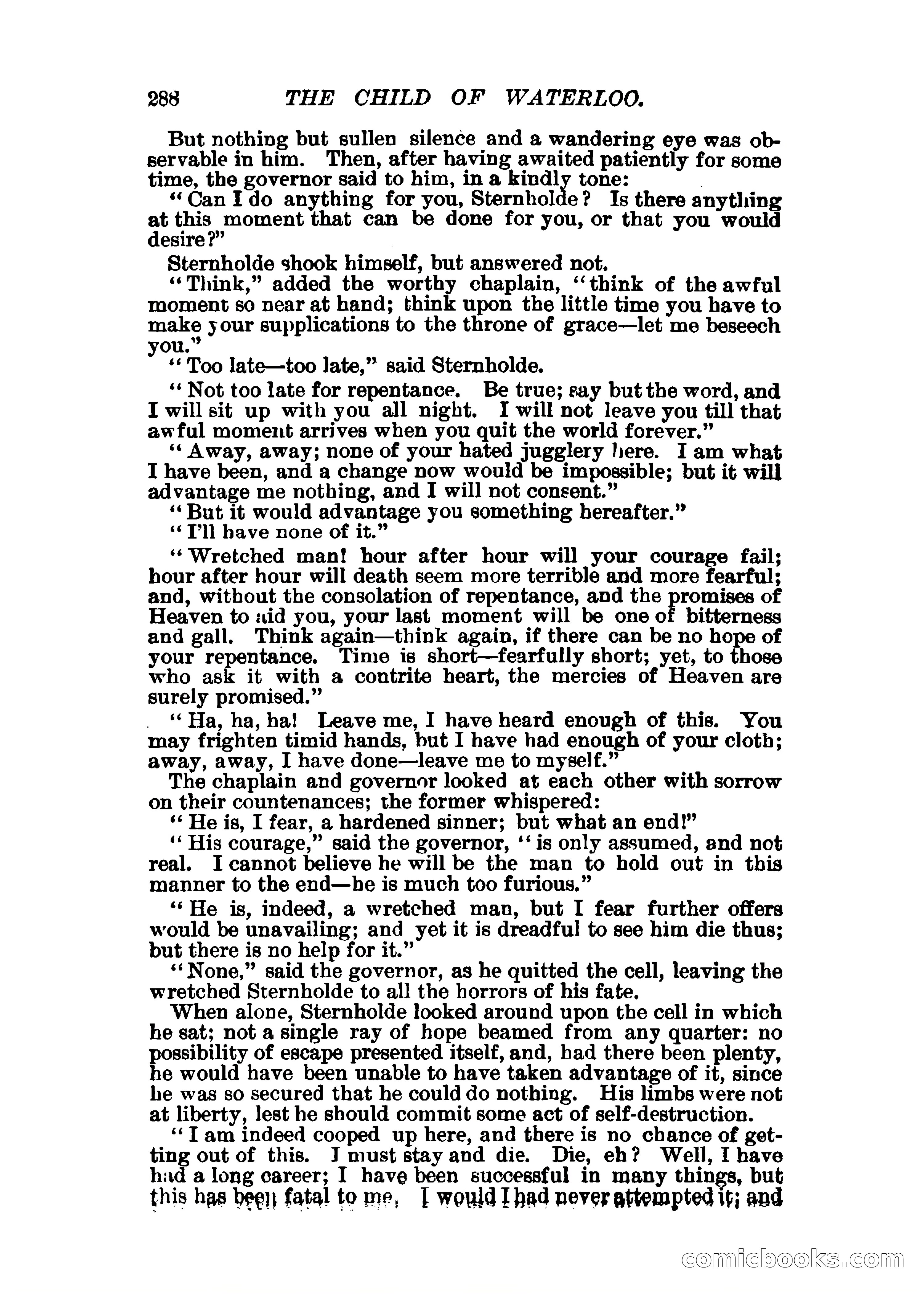 The Child of Waterloo, or, The Horrors of the Battle-Field — page 291 of 308