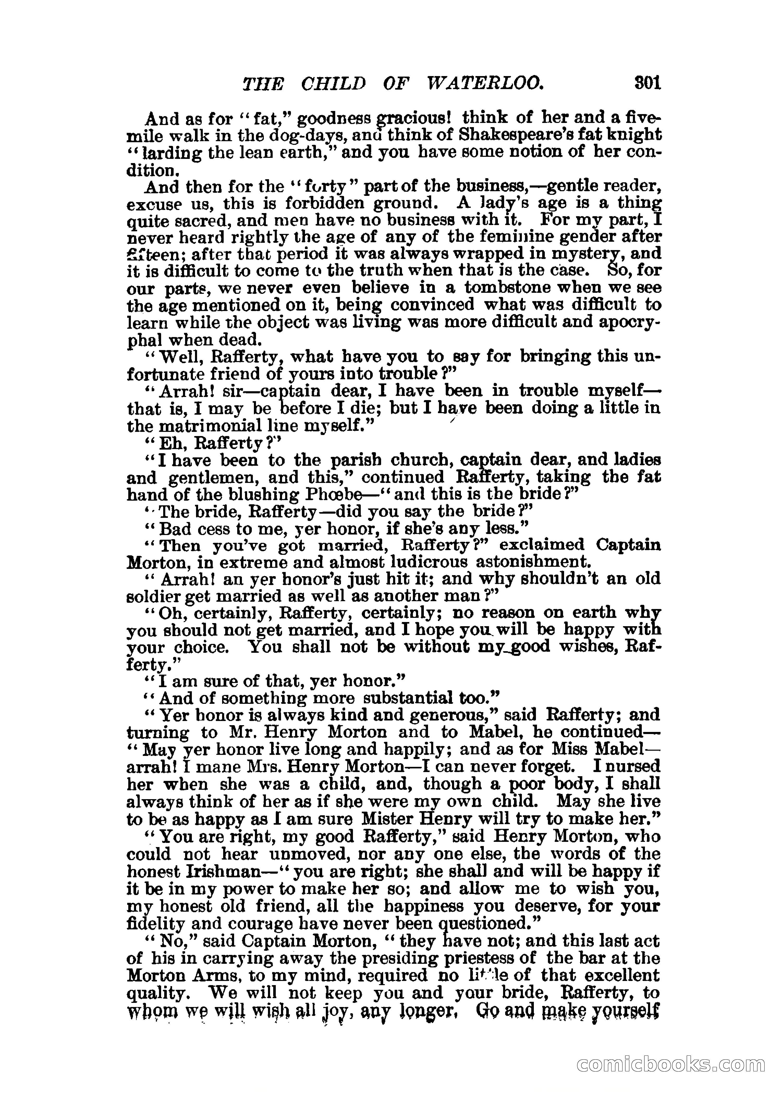 The Child of Waterloo, or, The Horrors of the Battle-Field — page 304 of 308