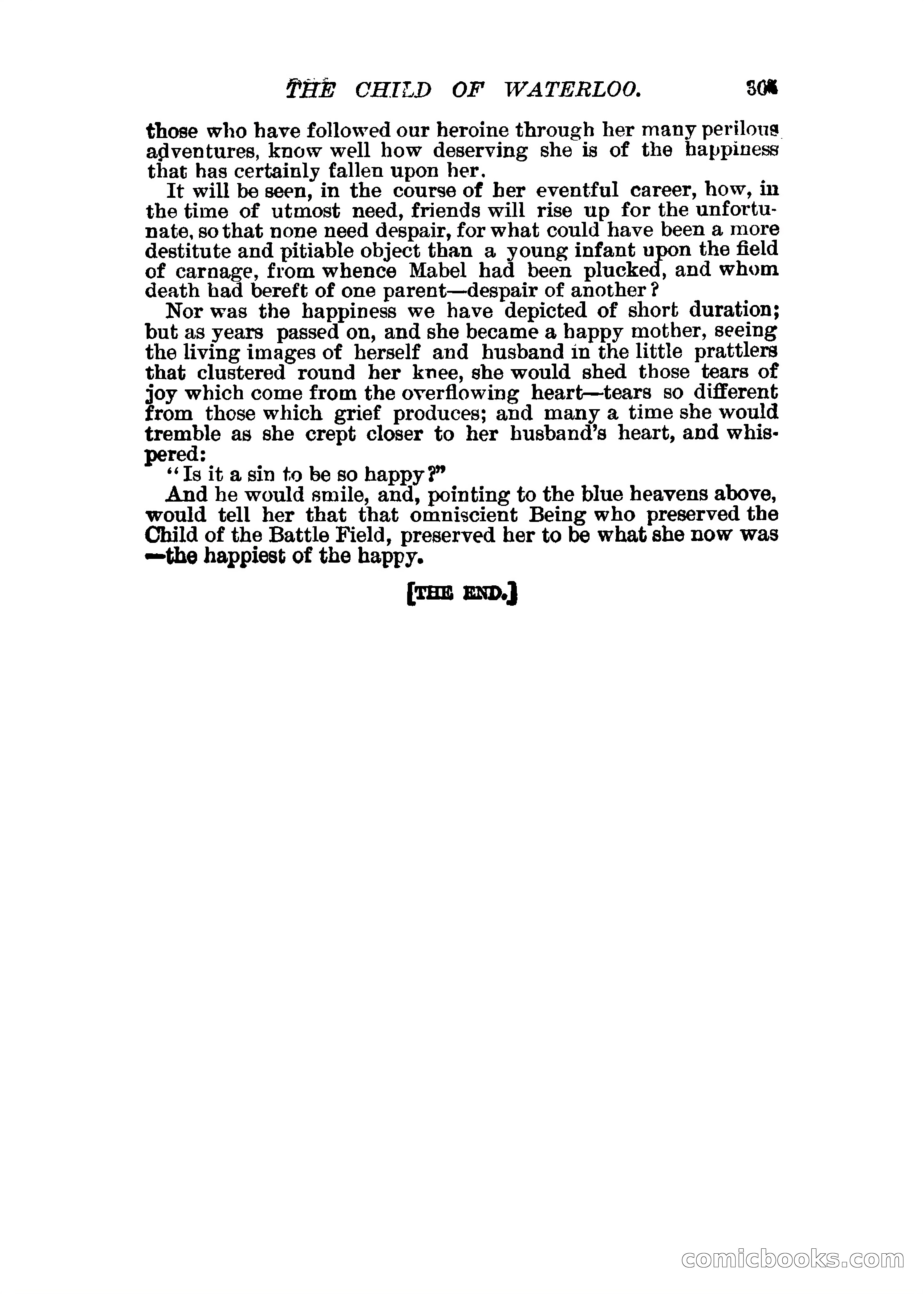 The Child of Waterloo, or, The Horrors of the Battle-Field — page 308 of 308