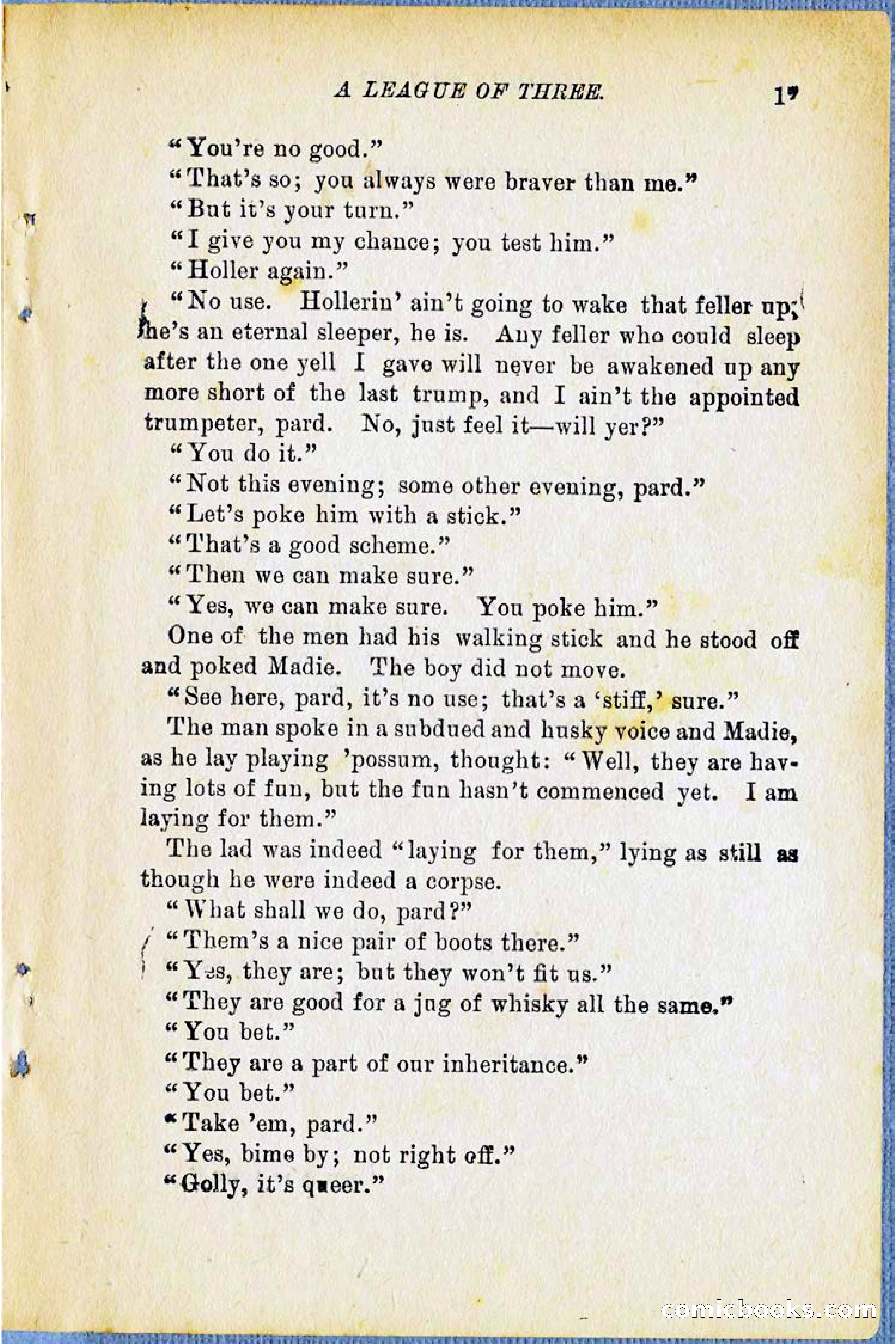 A League of Three: Boy's Detective Stratagems — page 19 of 400