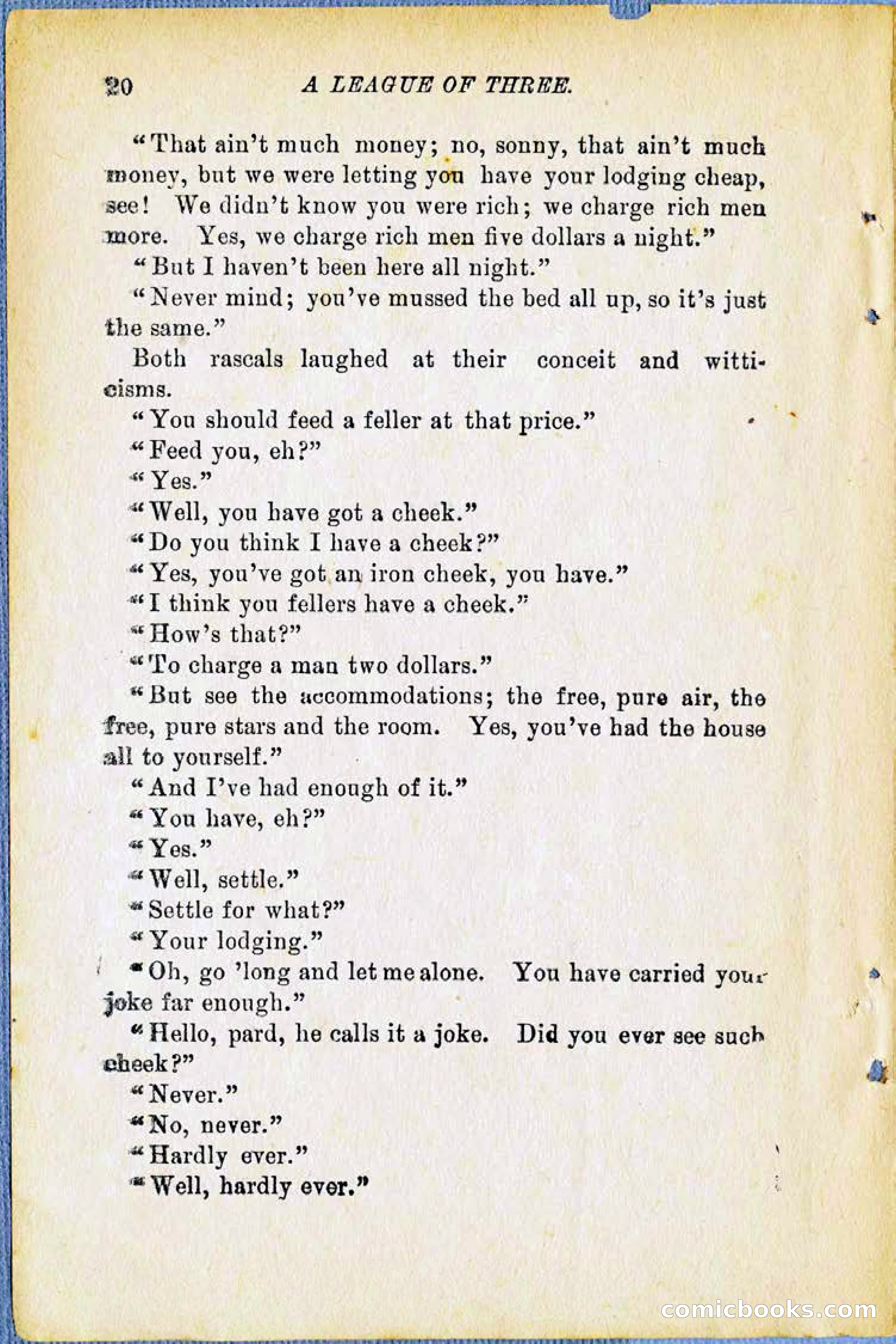 A League of Three: Boy's Detective Stratagems — page 22 of 400
