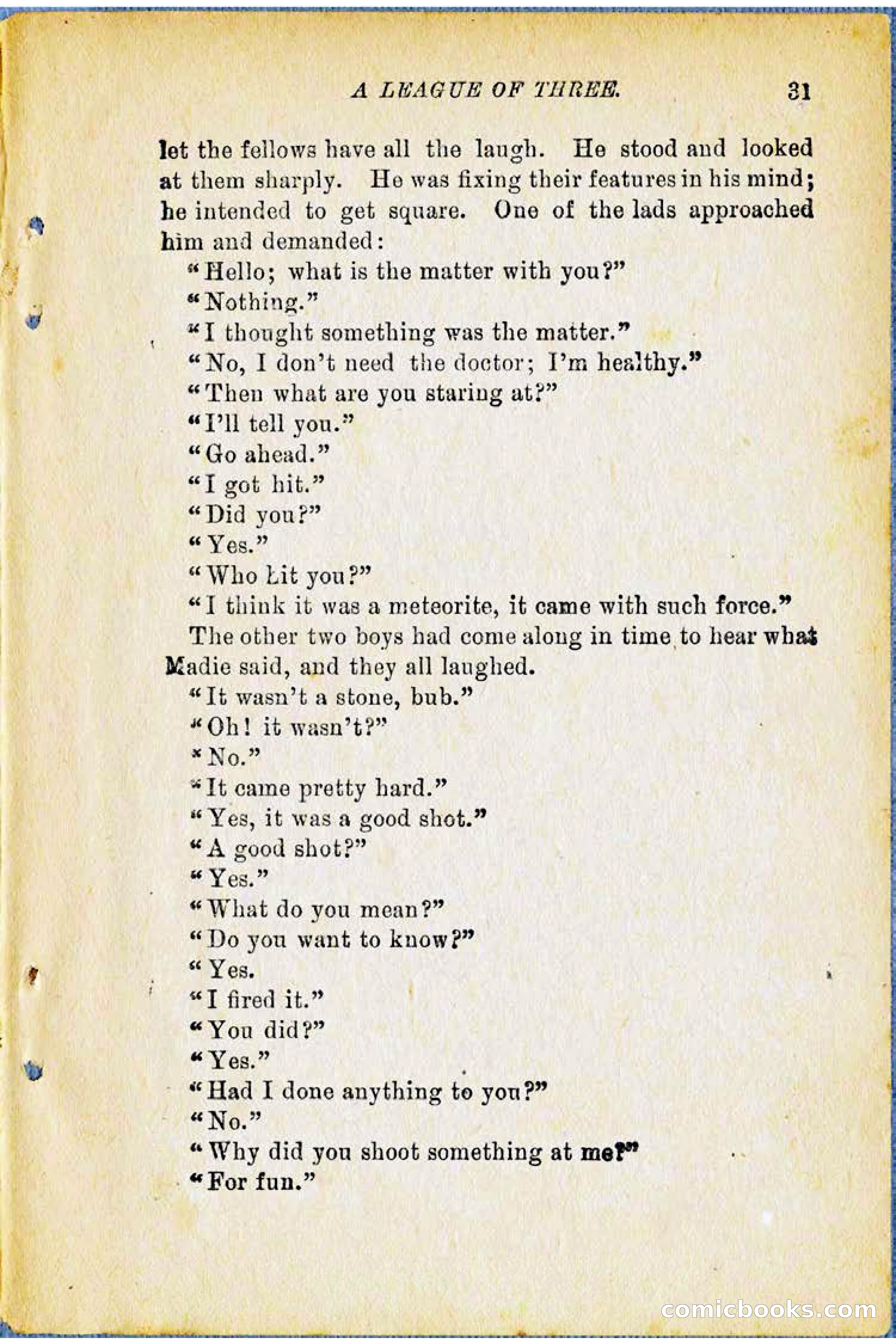A League of Three: Boy's Detective Stratagems — page 33 of 400