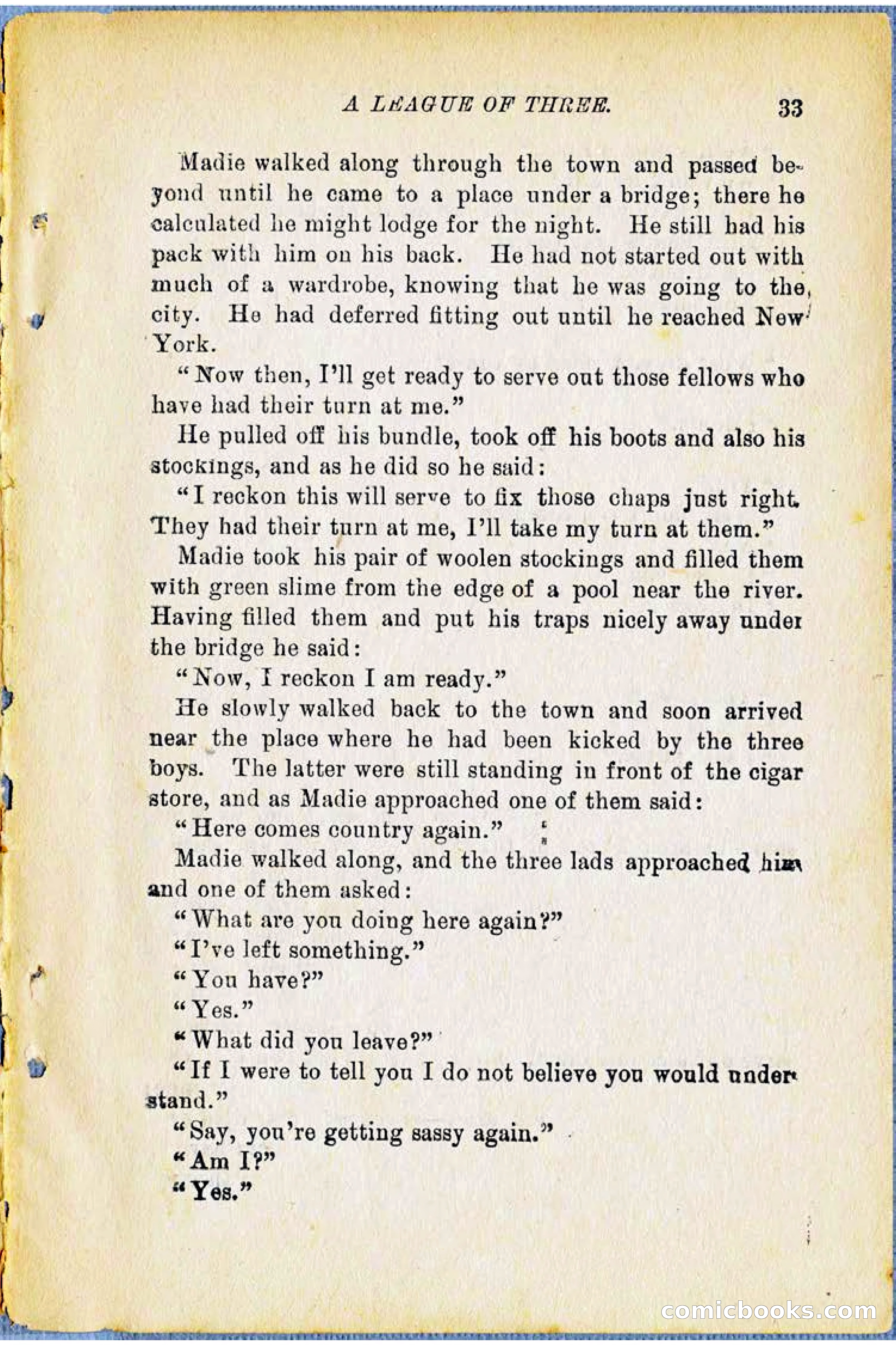 A League of Three: Boy's Detective Stratagems — page 35 of 400