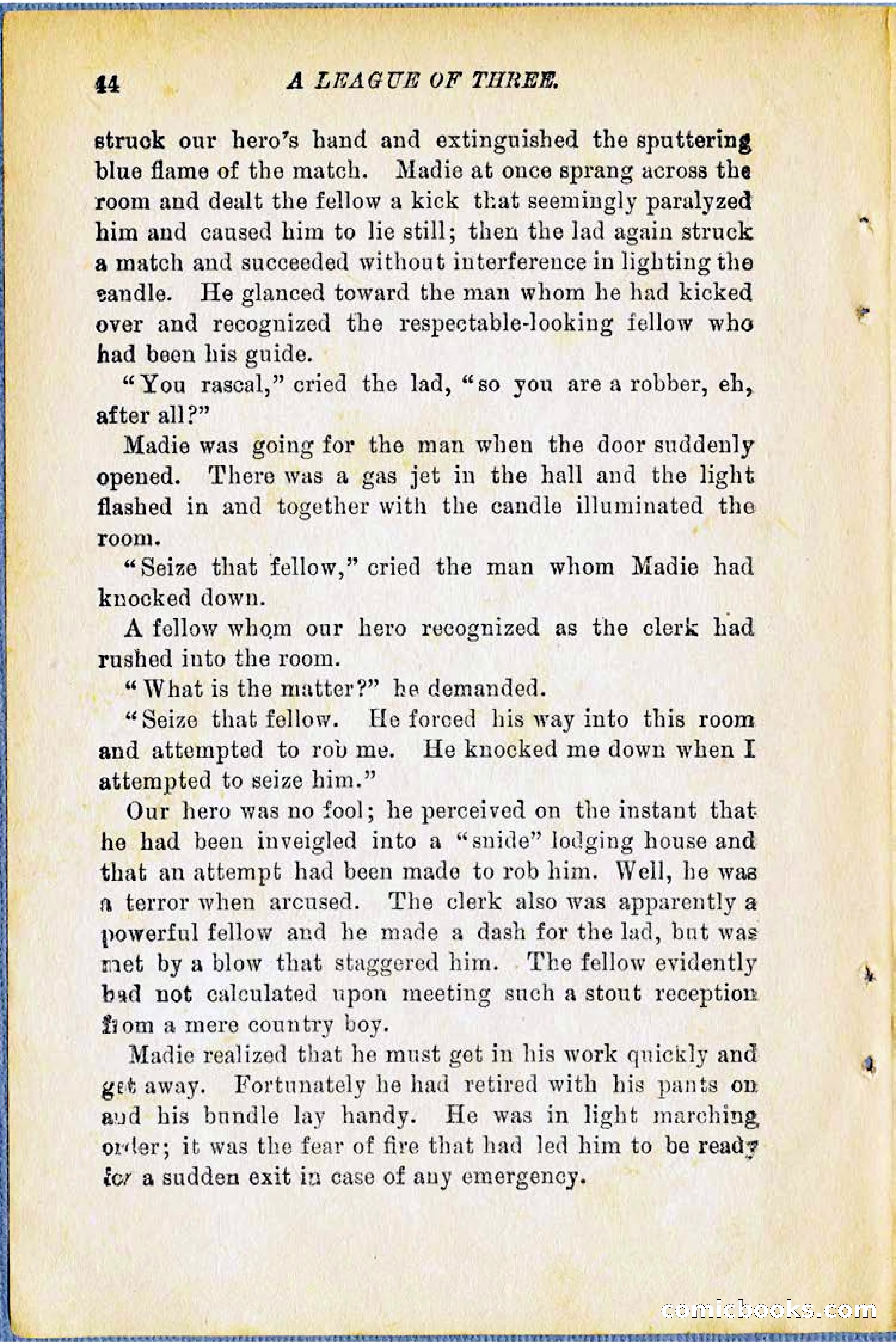 A League of Three: Boy's Detective Stratagems — page 46 of 400