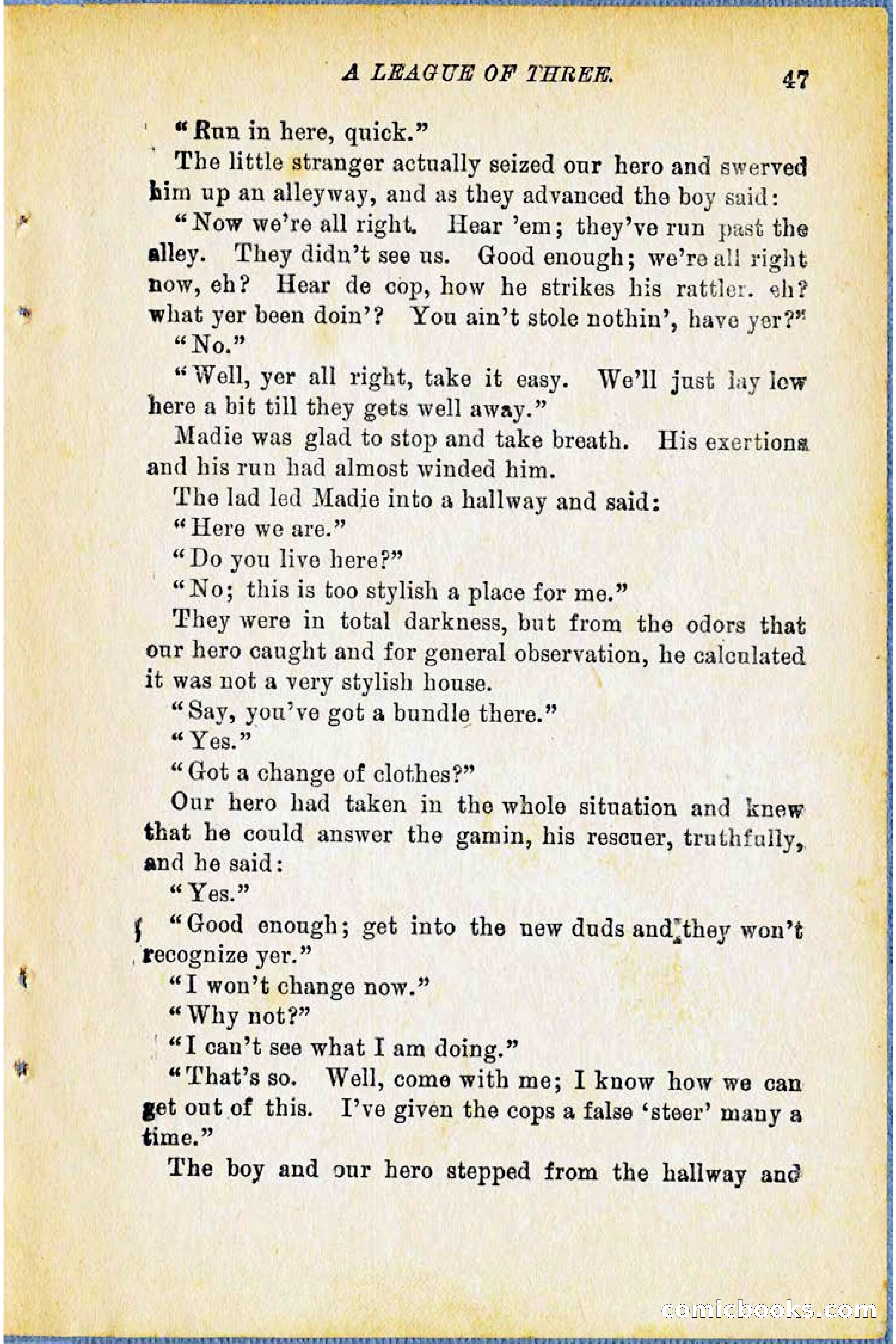 A League of Three: Boy's Detective Stratagems — page 49 of 400