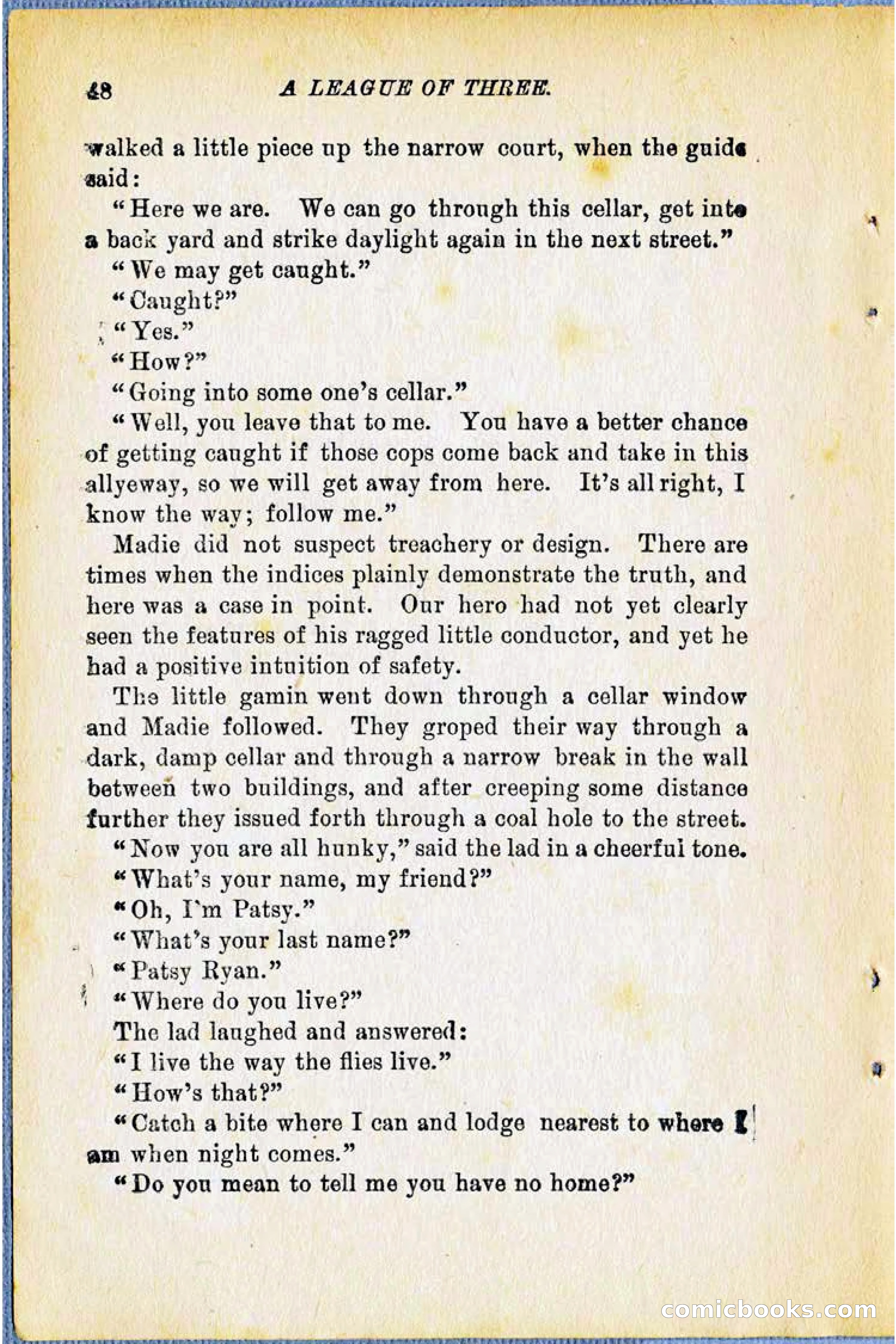 A League of Three: Boy's Detective Stratagems — page 50 of 400