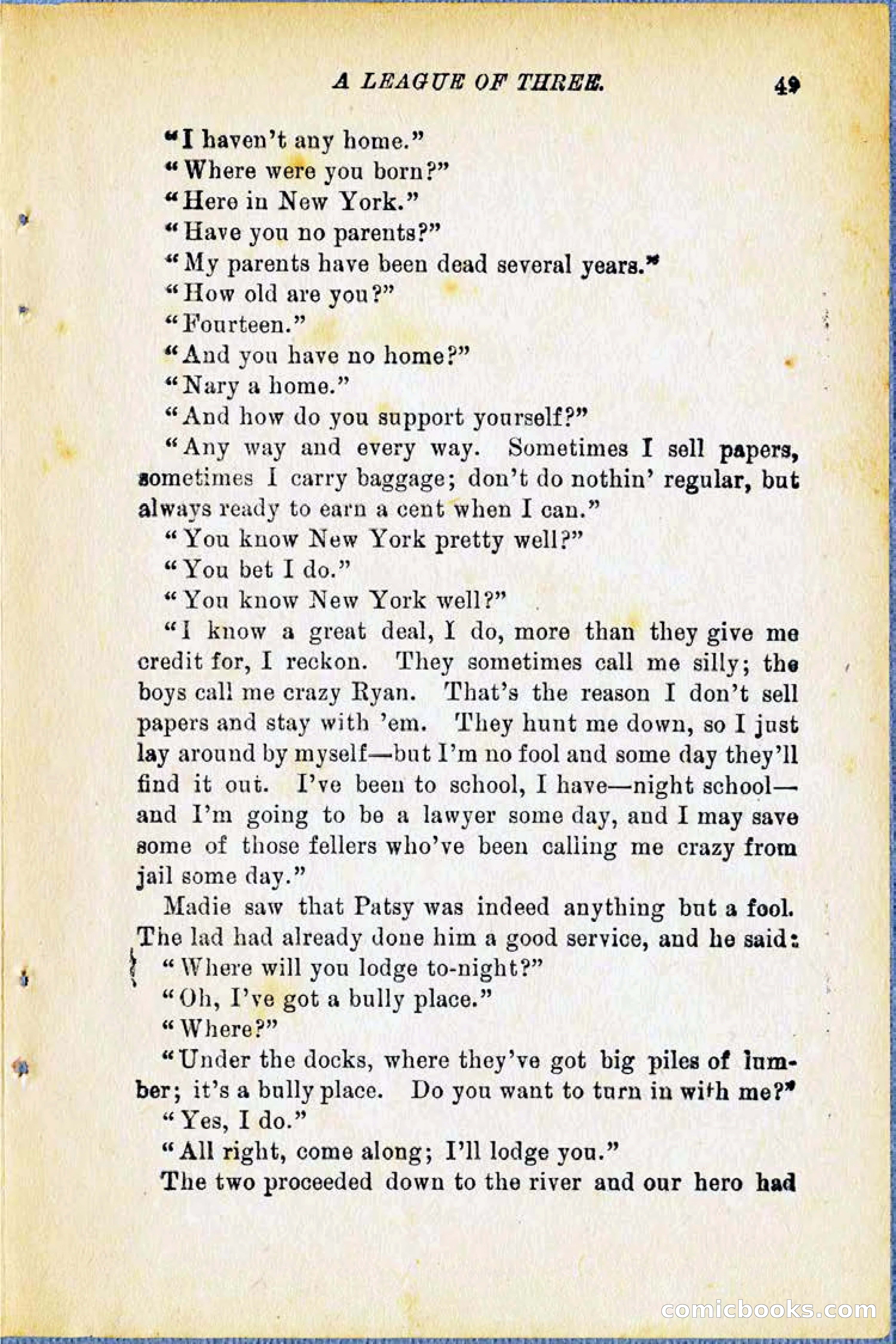 A League of Three: Boy's Detective Stratagems — page 51 of 400