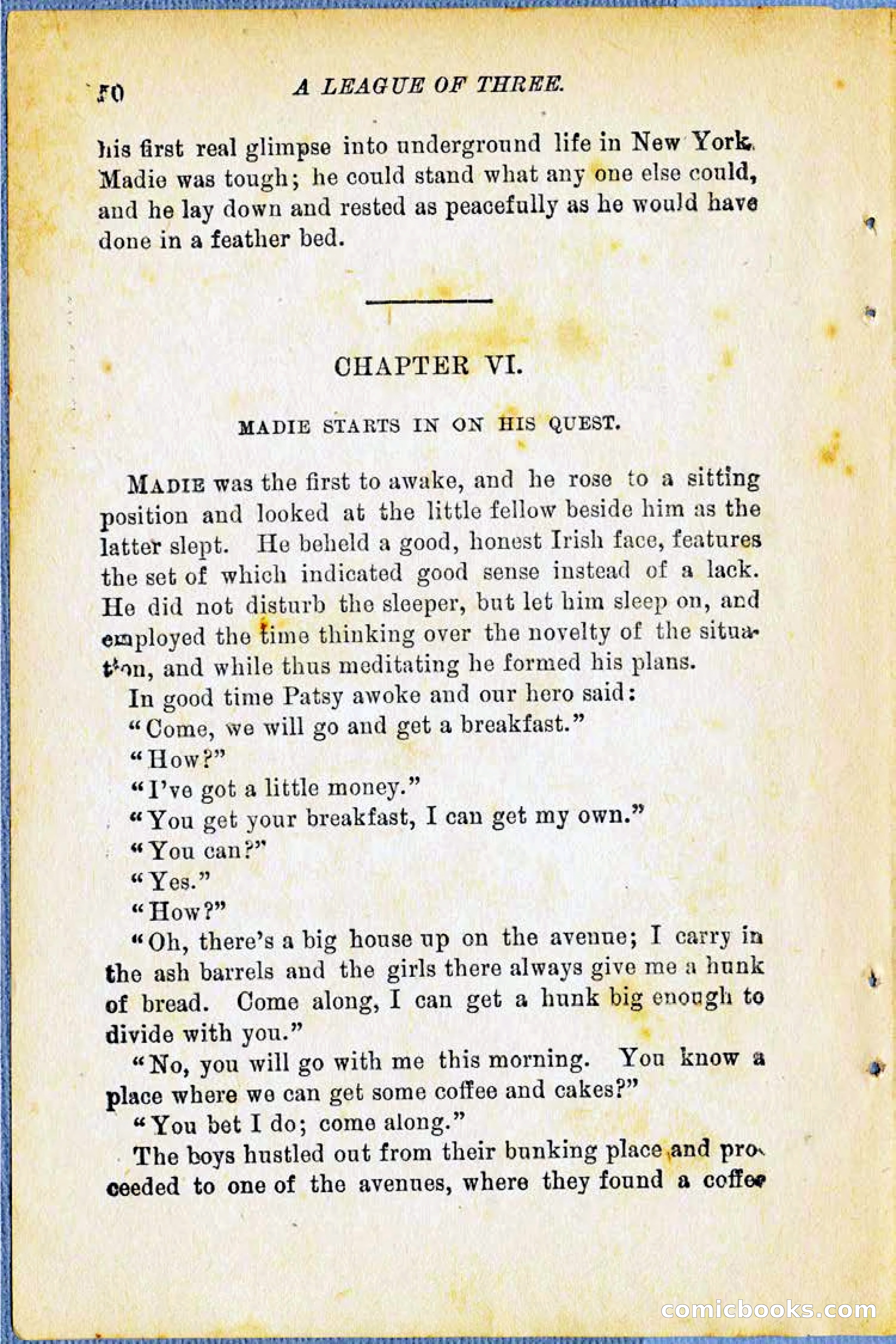 A League of Three: Boy's Detective Stratagems — page 52 of 400