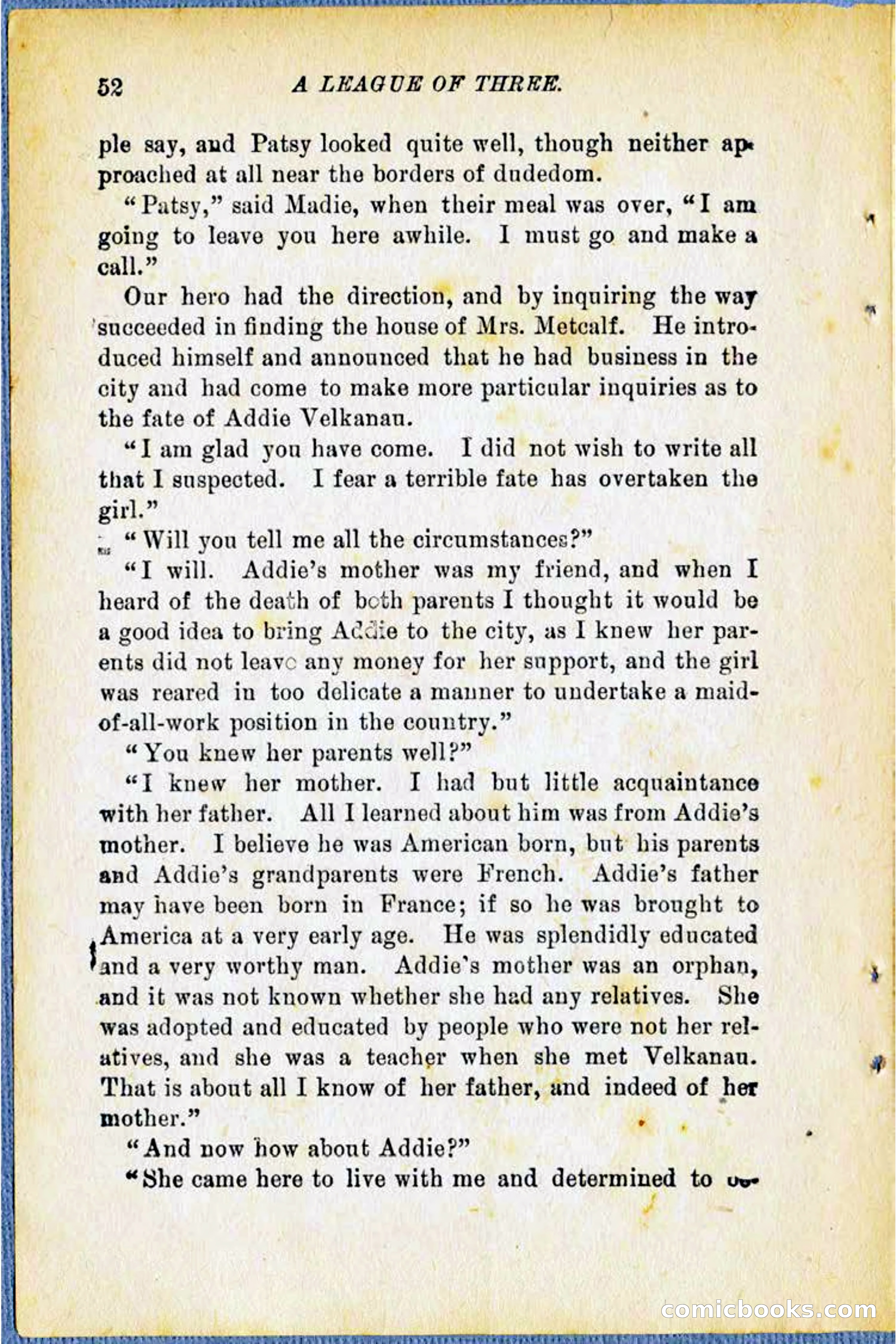 A League of Three: Boy's Detective Stratagems — page 54 of 400