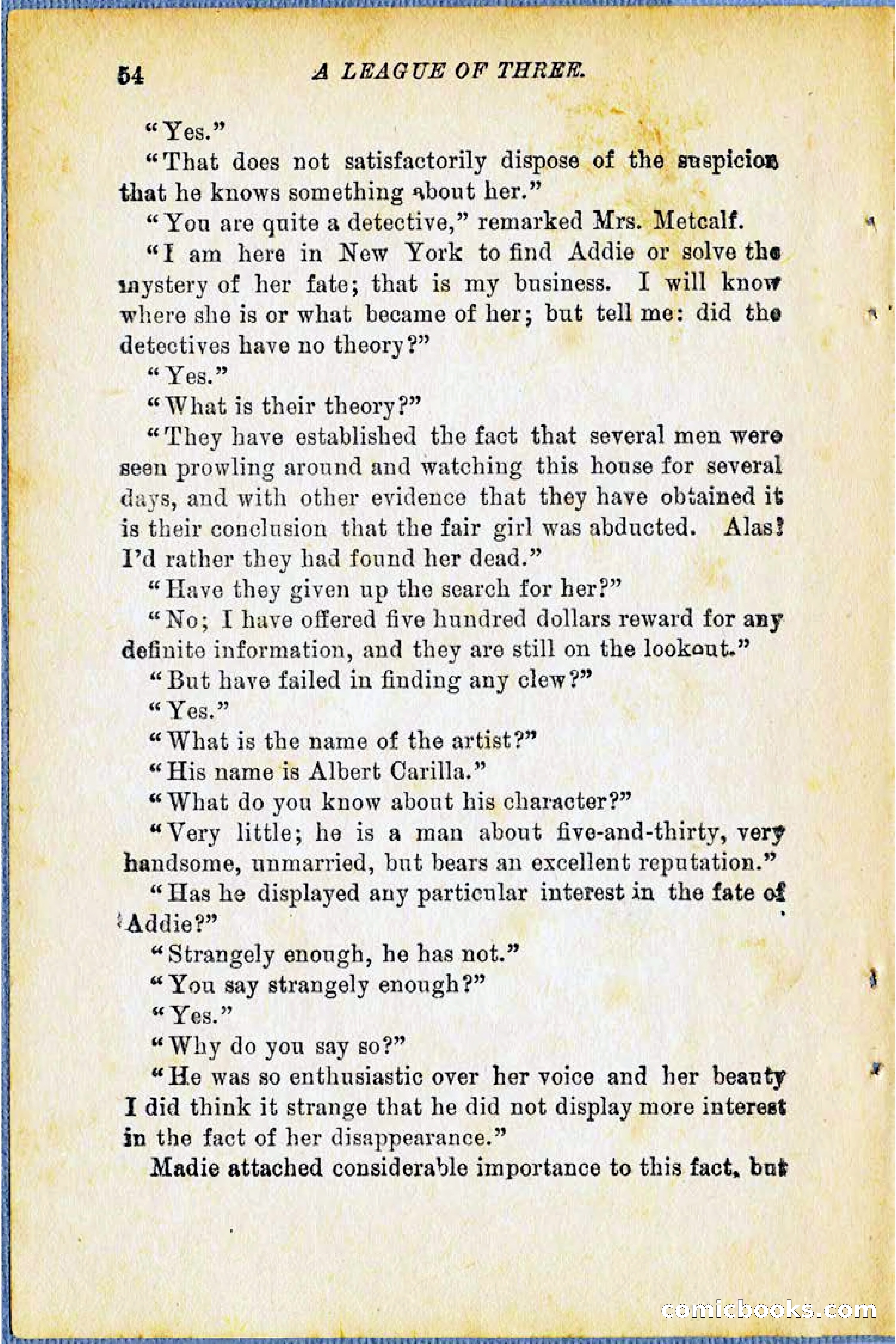 A League of Three: Boy's Detective Stratagems — page 56 of 400