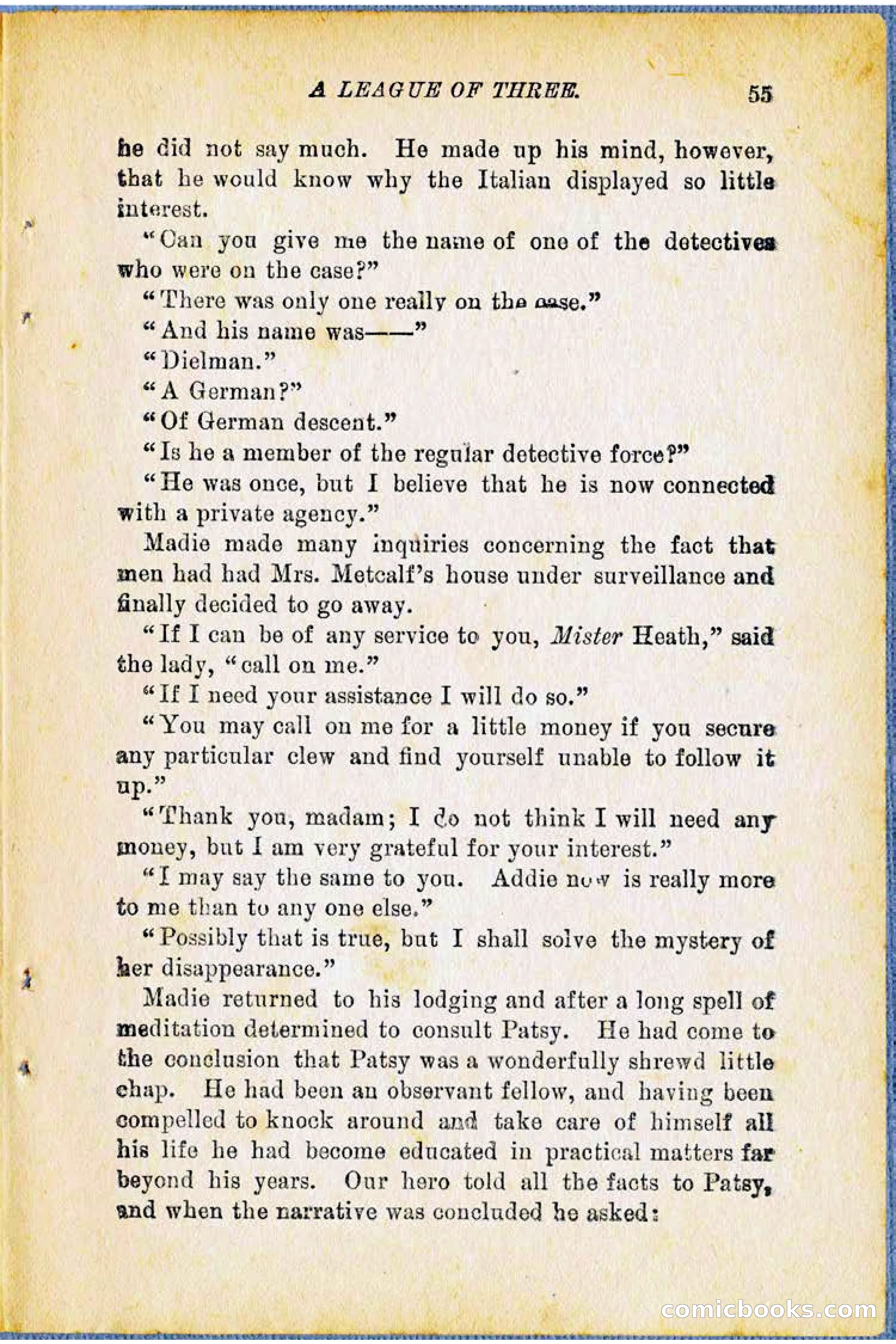 A League of Three: Boy's Detective Stratagems — page 57 of 400
