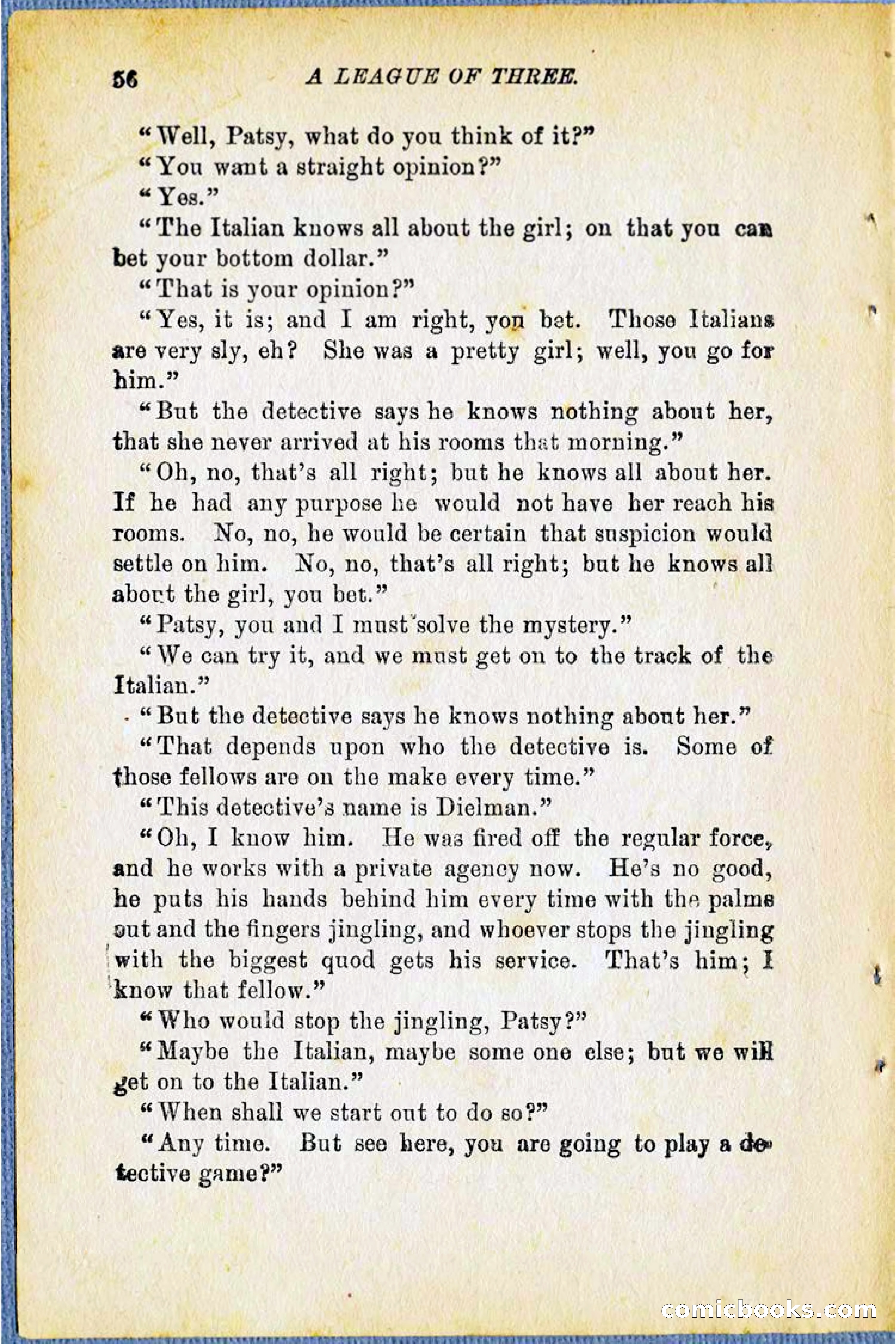 A League of Three: Boy's Detective Stratagems — page 58 of 400