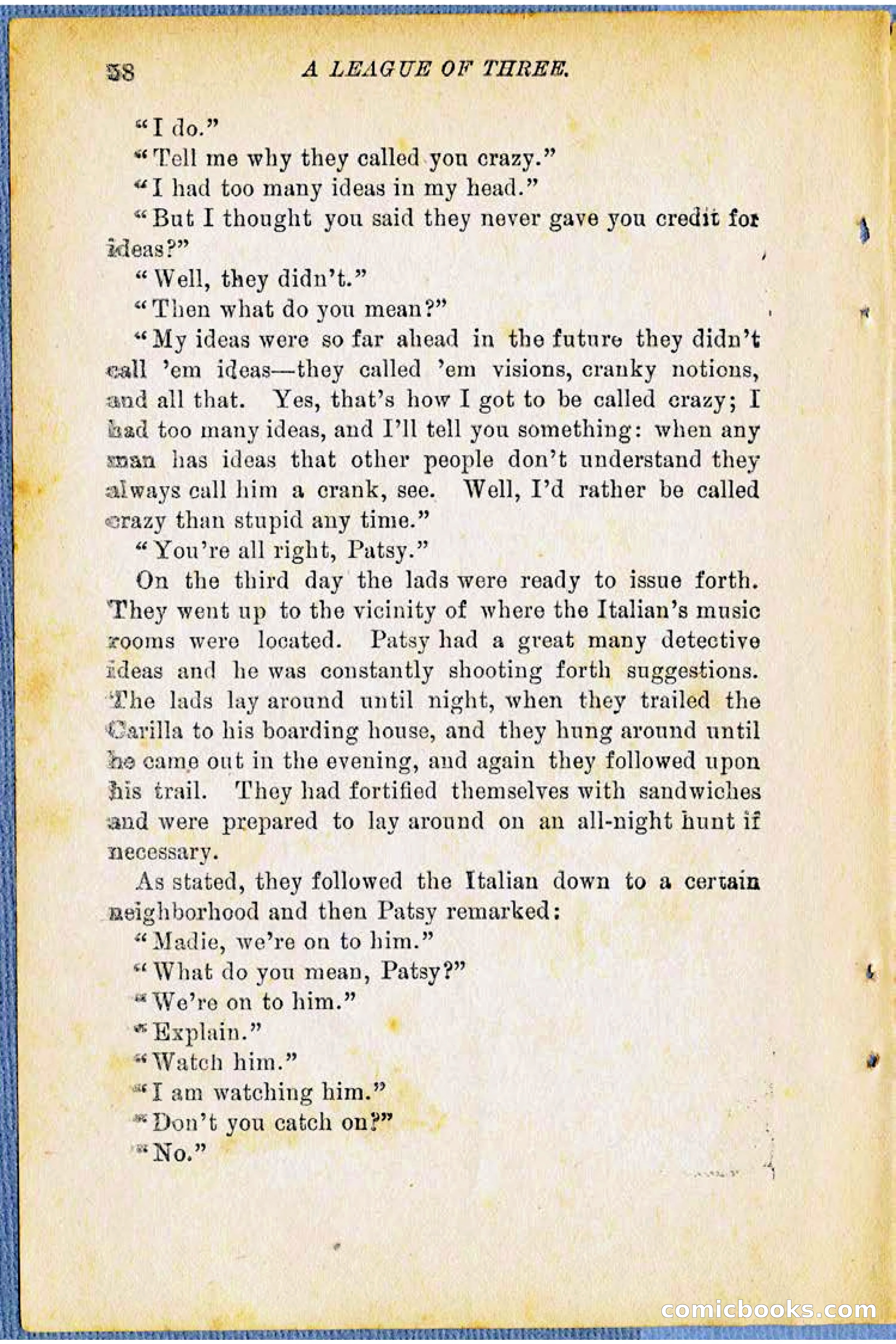 A League of Three: Boy's Detective Stratagems — page 60 of 400