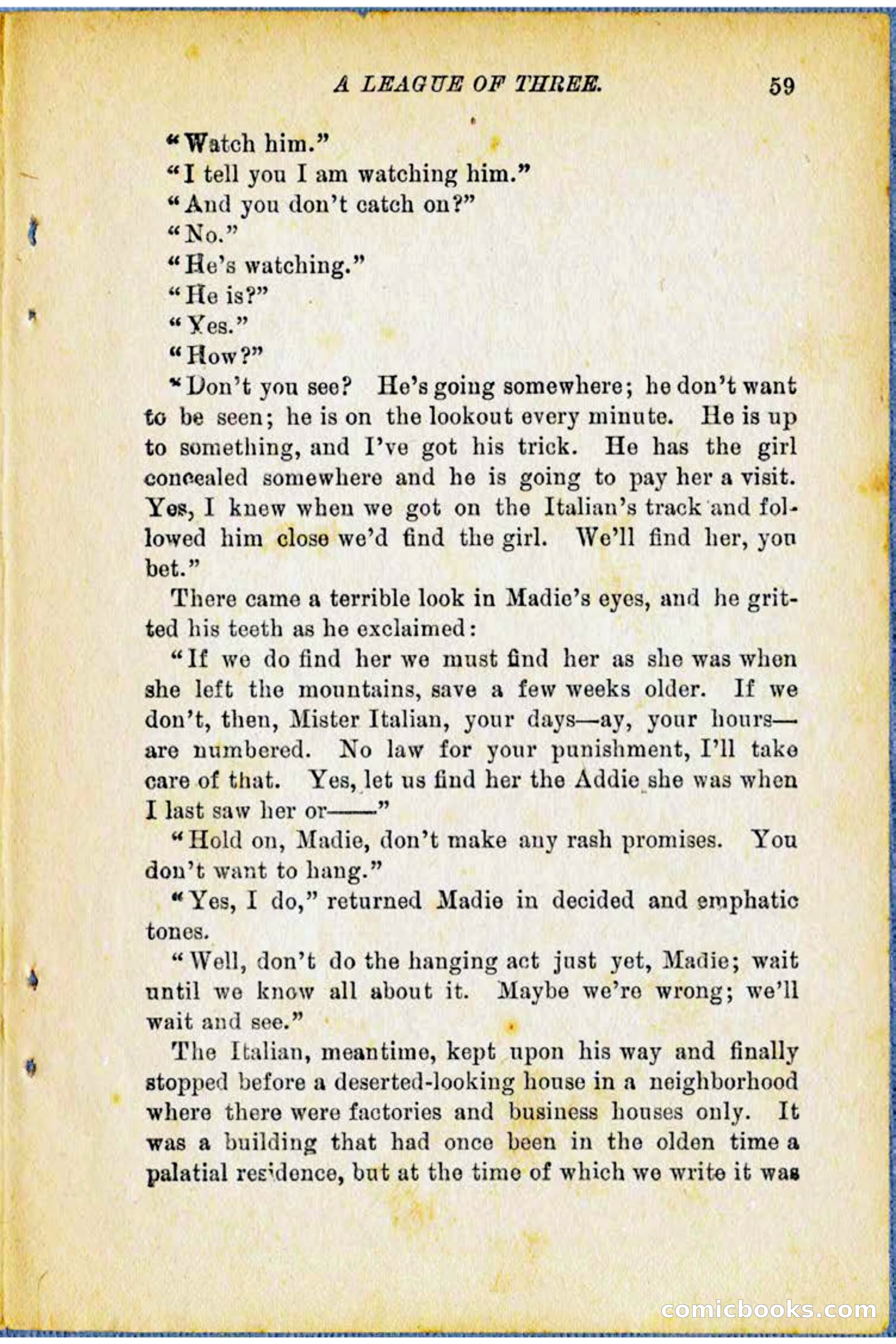 A League of Three: Boy's Detective Stratagems — page 61 of 400