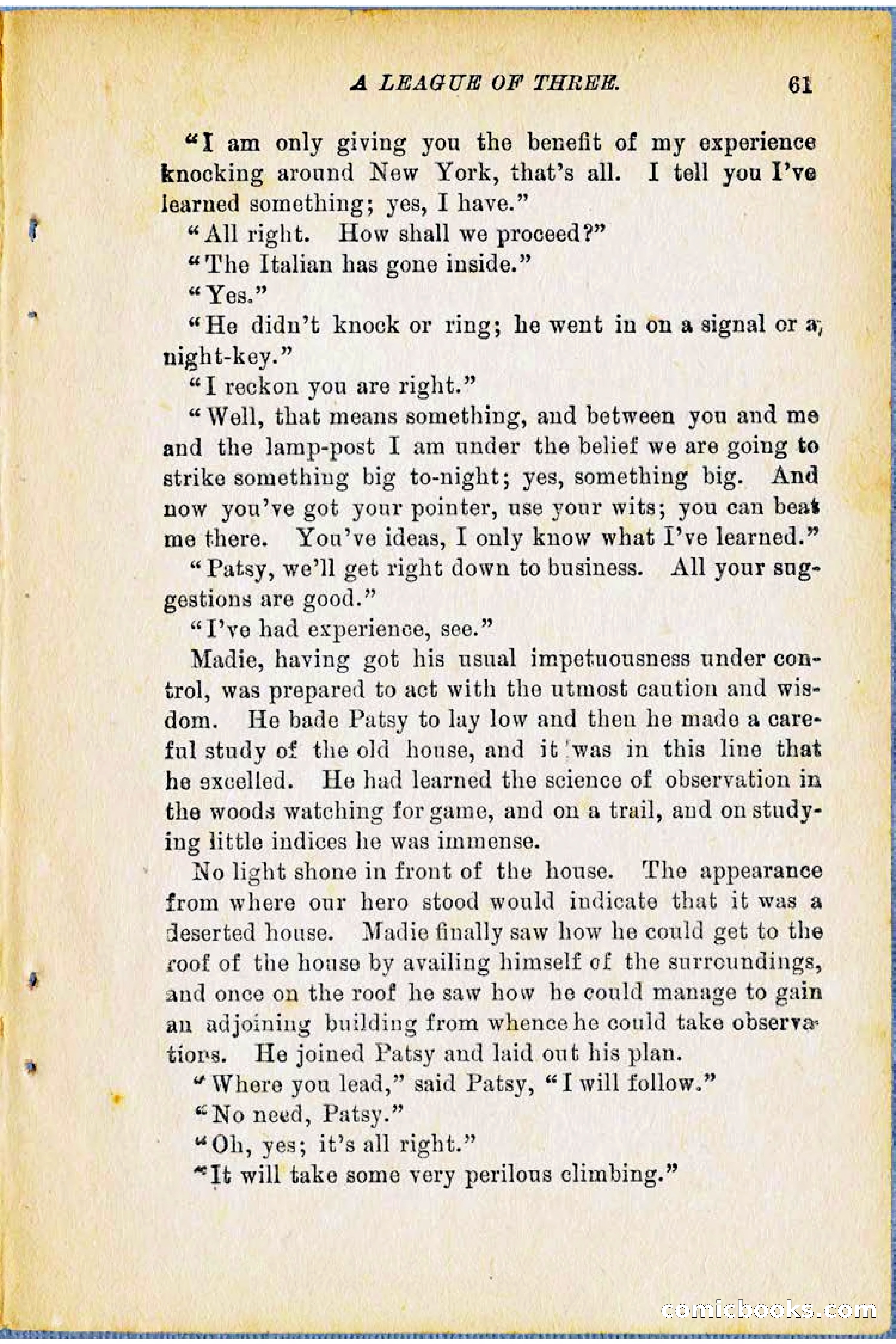 A League of Three: Boy's Detective Stratagems — page 63 of 400
