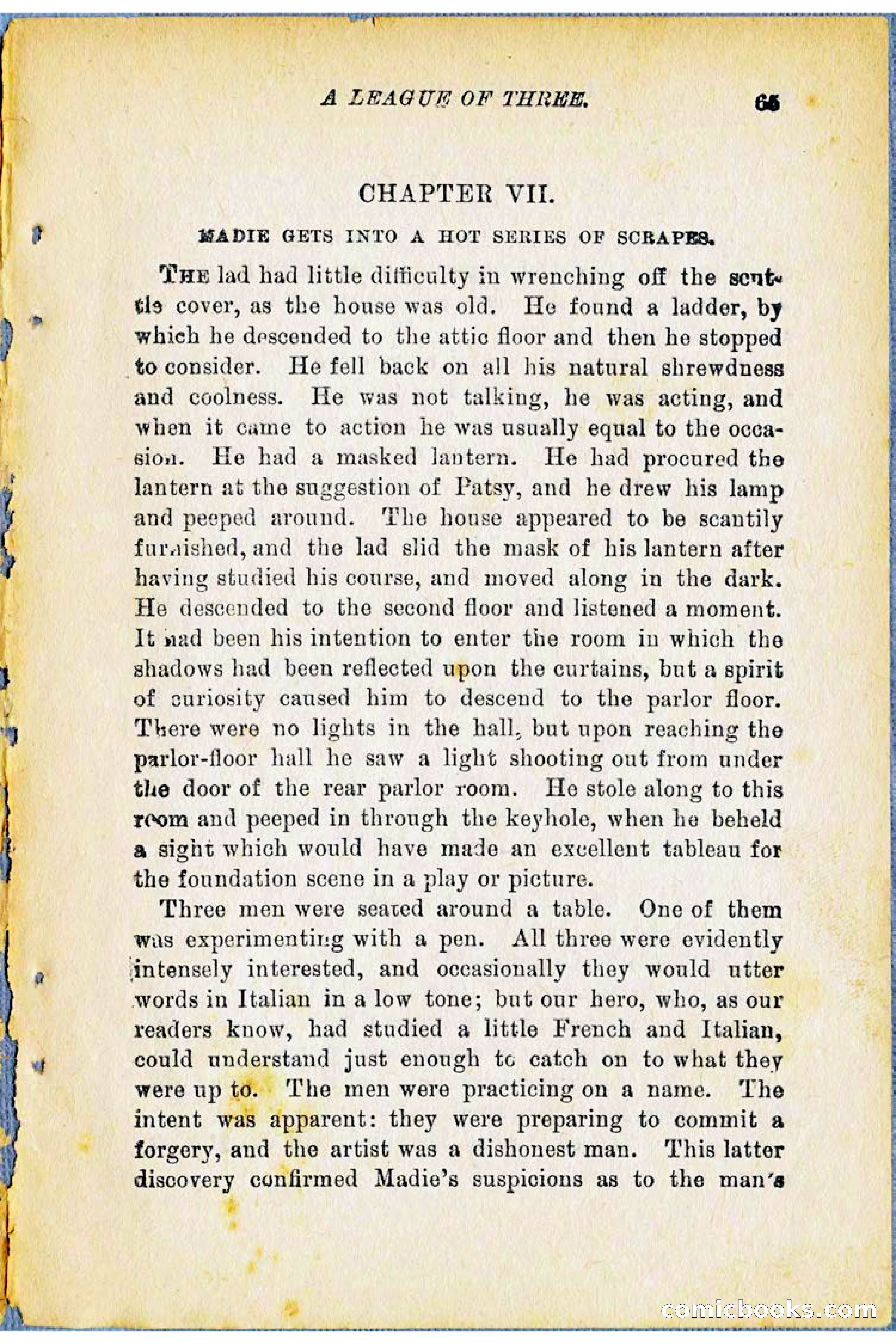 A League of Three: Boy's Detective Stratagems — page 67 of 400