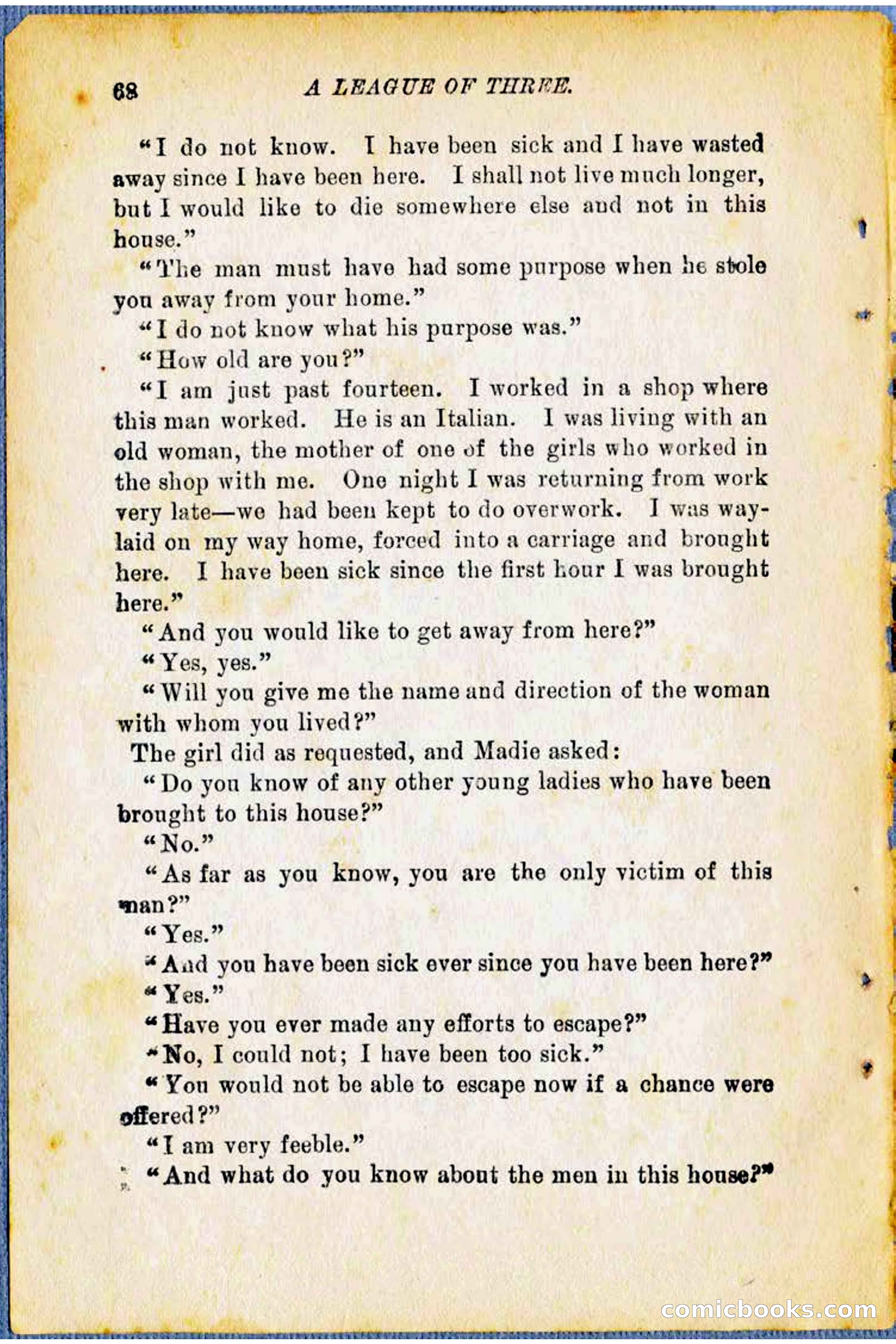 A League of Three: Boy's Detective Stratagems — page 70 of 400