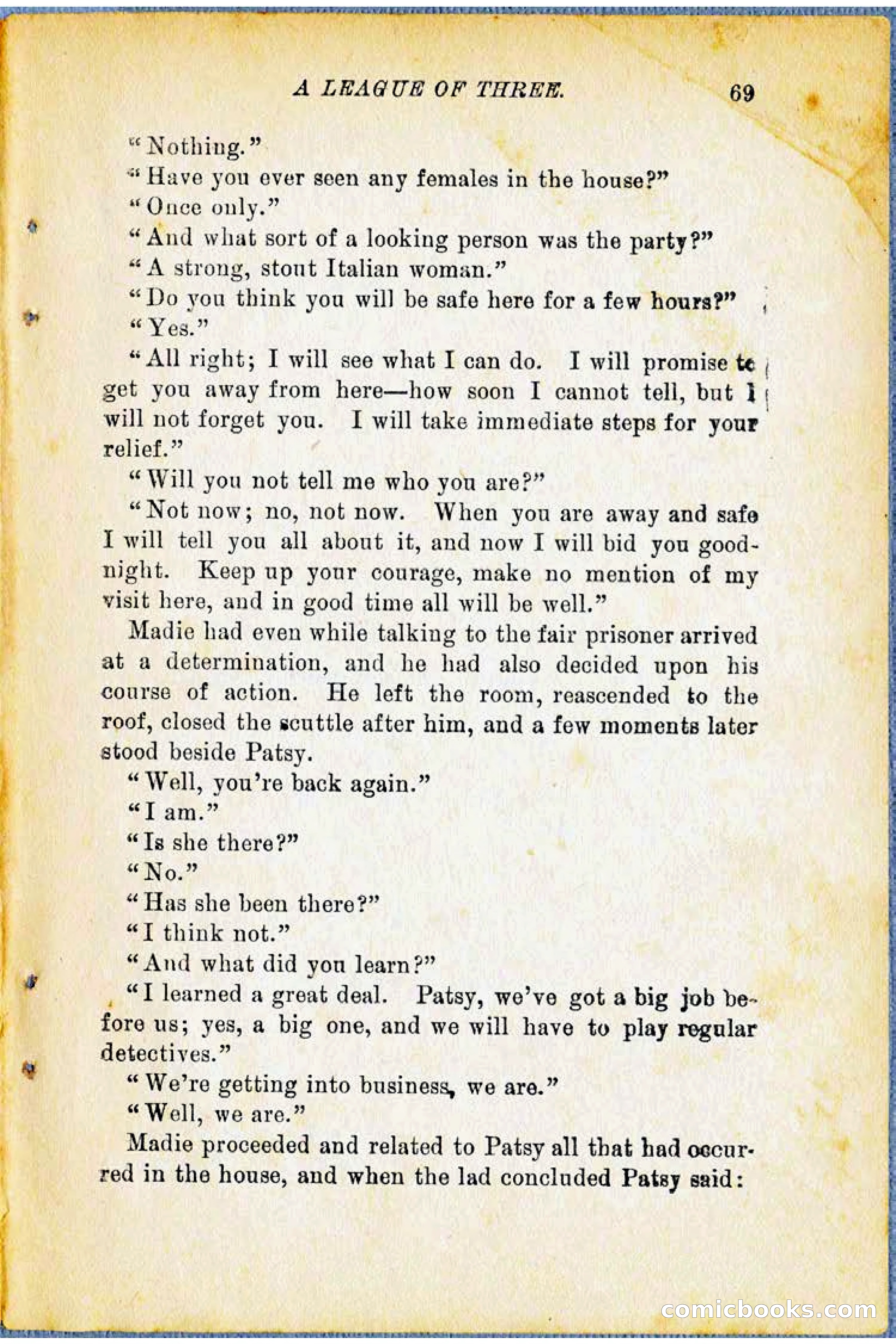 A League of Three: Boy's Detective Stratagems — page 71 of 400