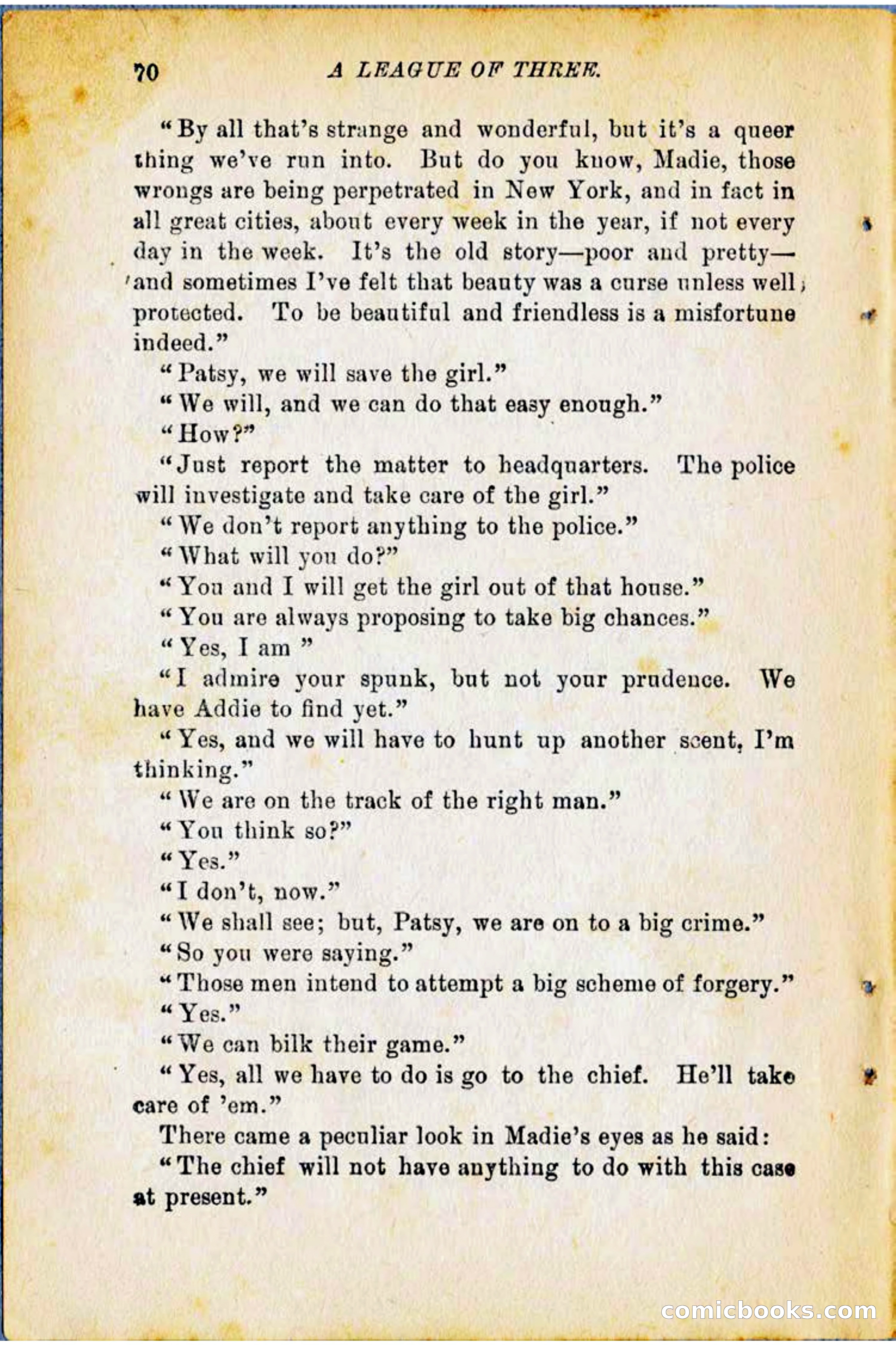 A League of Three: Boy's Detective Stratagems — page 72 of 400