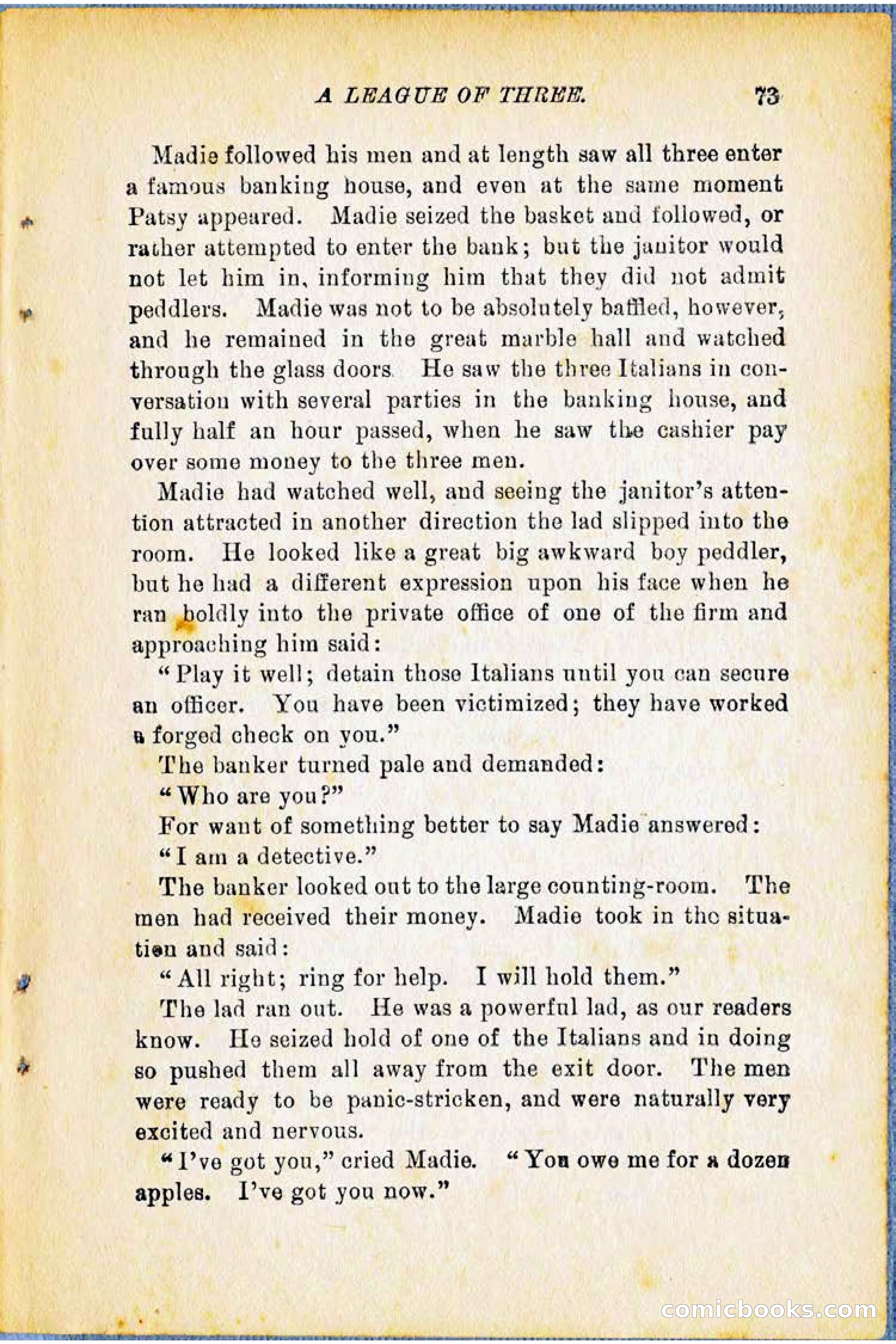 A League of Three: Boy's Detective Stratagems — page 75 of 400