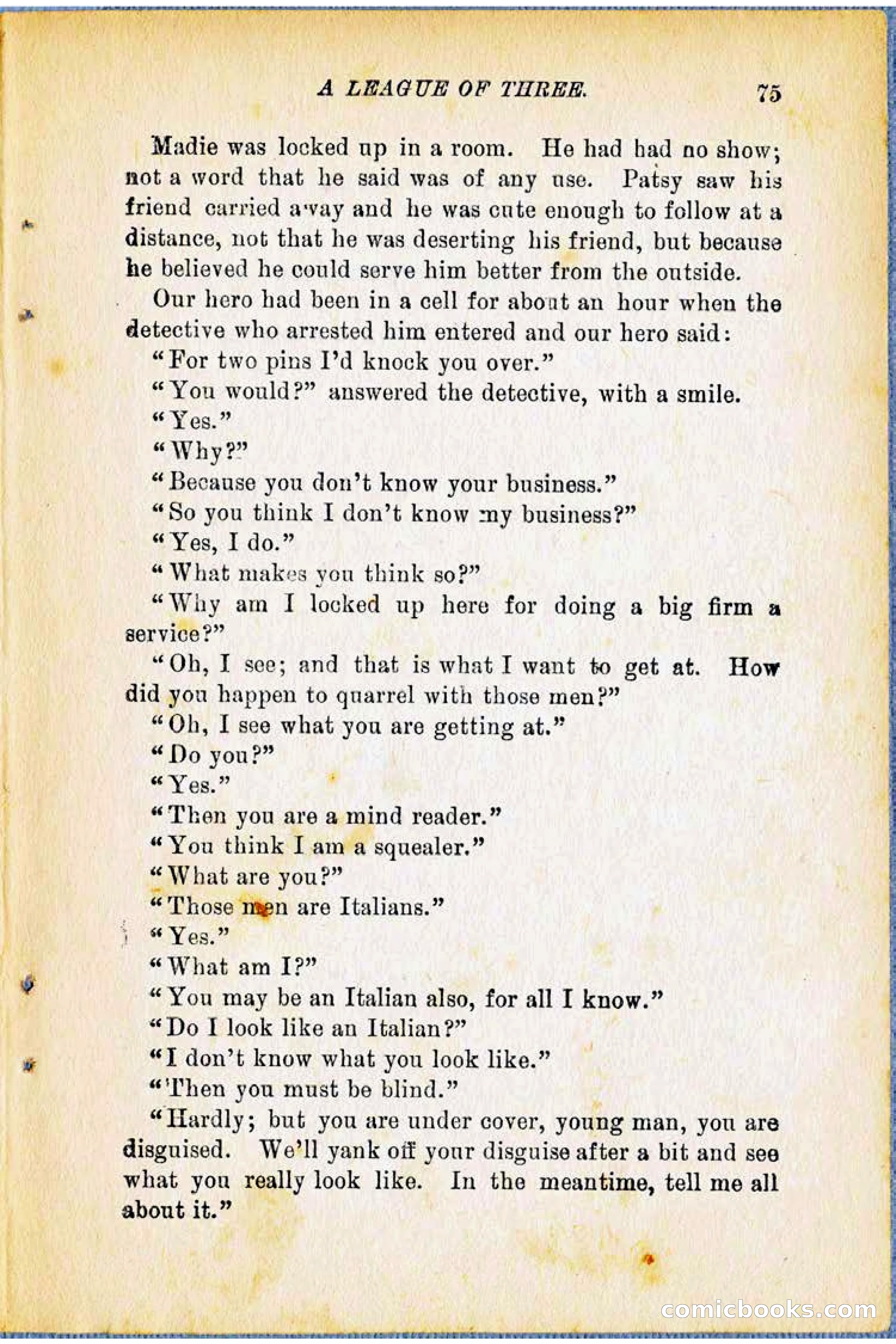 A League of Three: Boy's Detective Stratagems — page 77 of 400