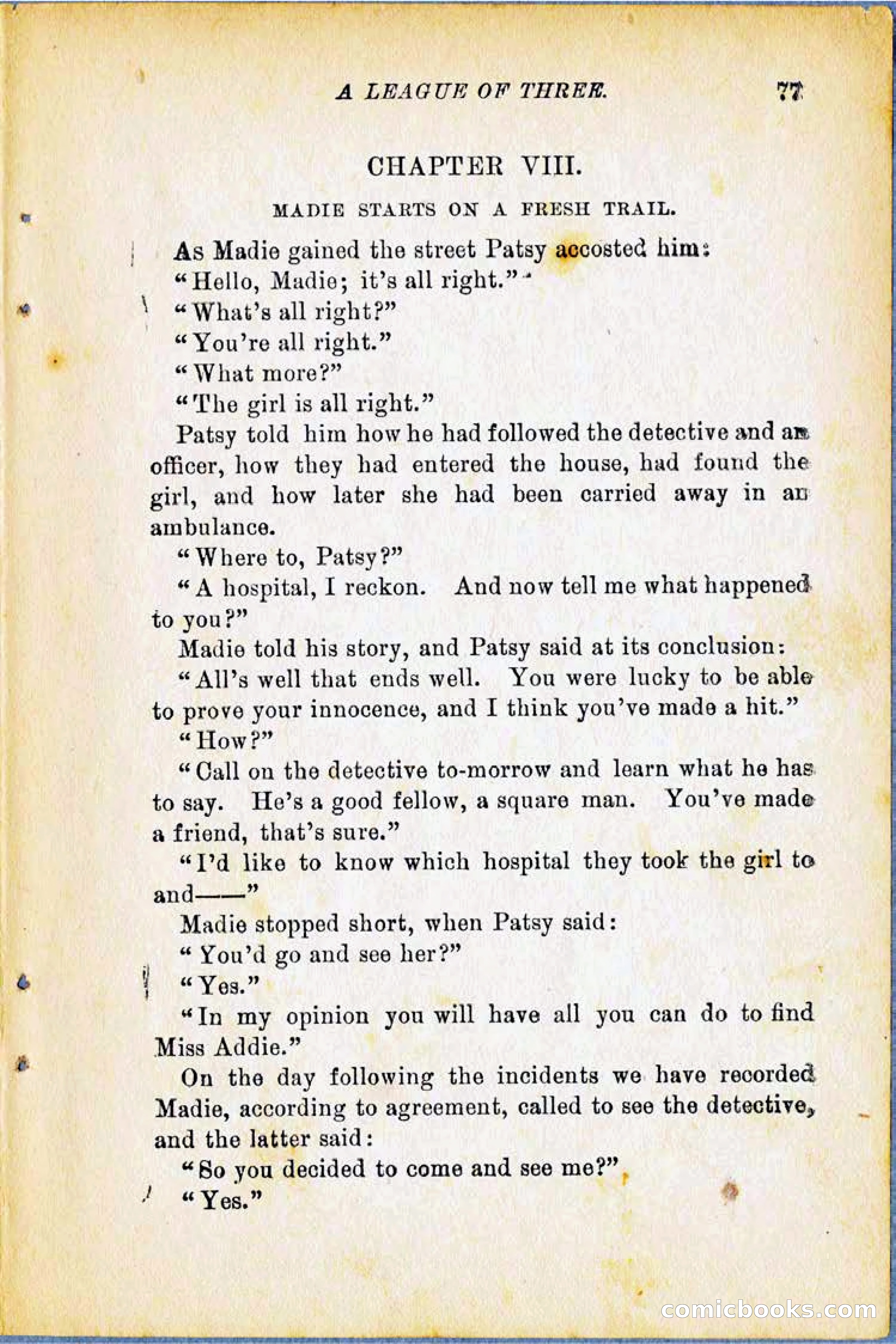 A League of Three: Boy's Detective Stratagems — page 79 of 400