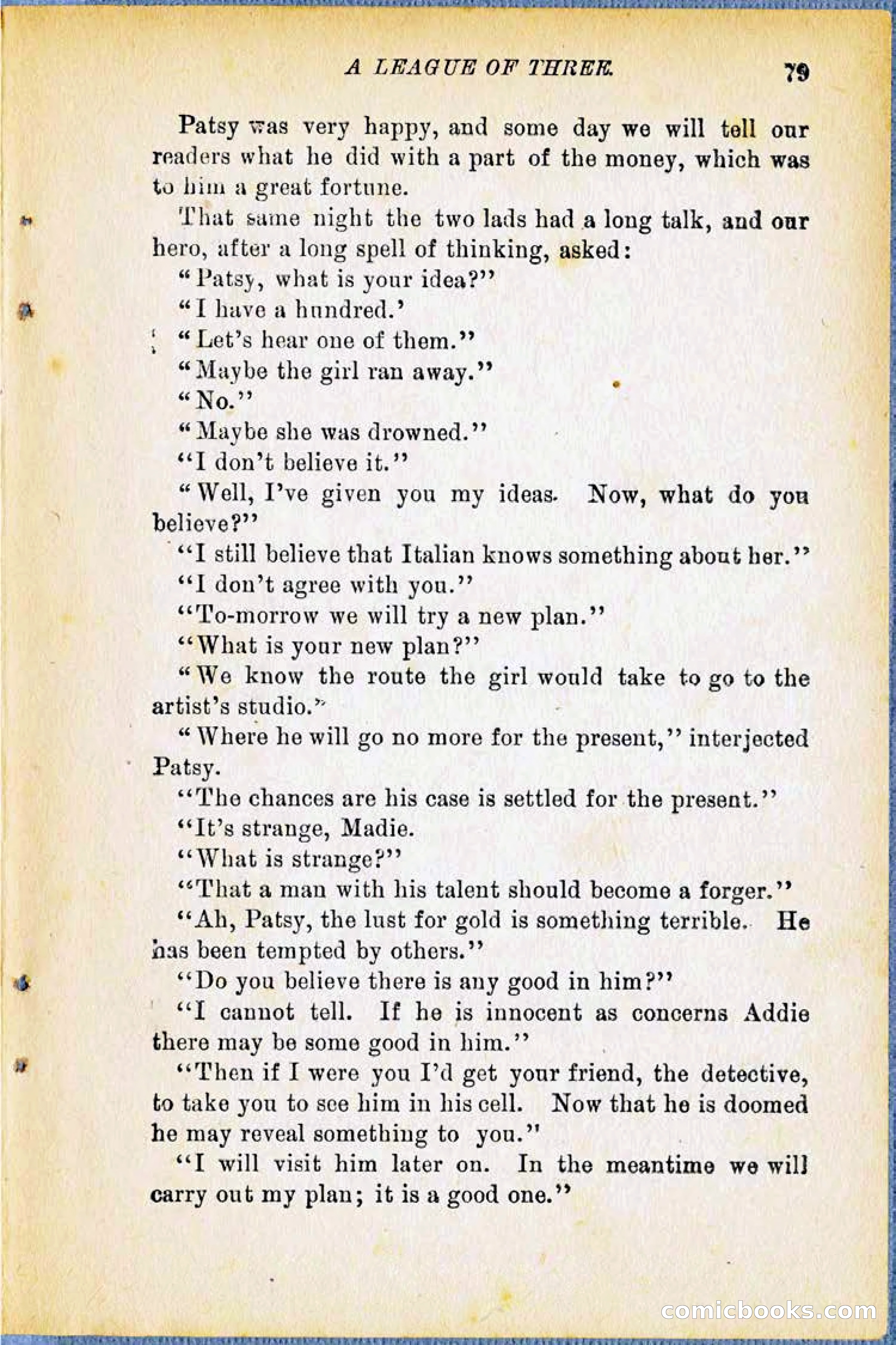 A League of Three: Boy's Detective Stratagems — page 81 of 400