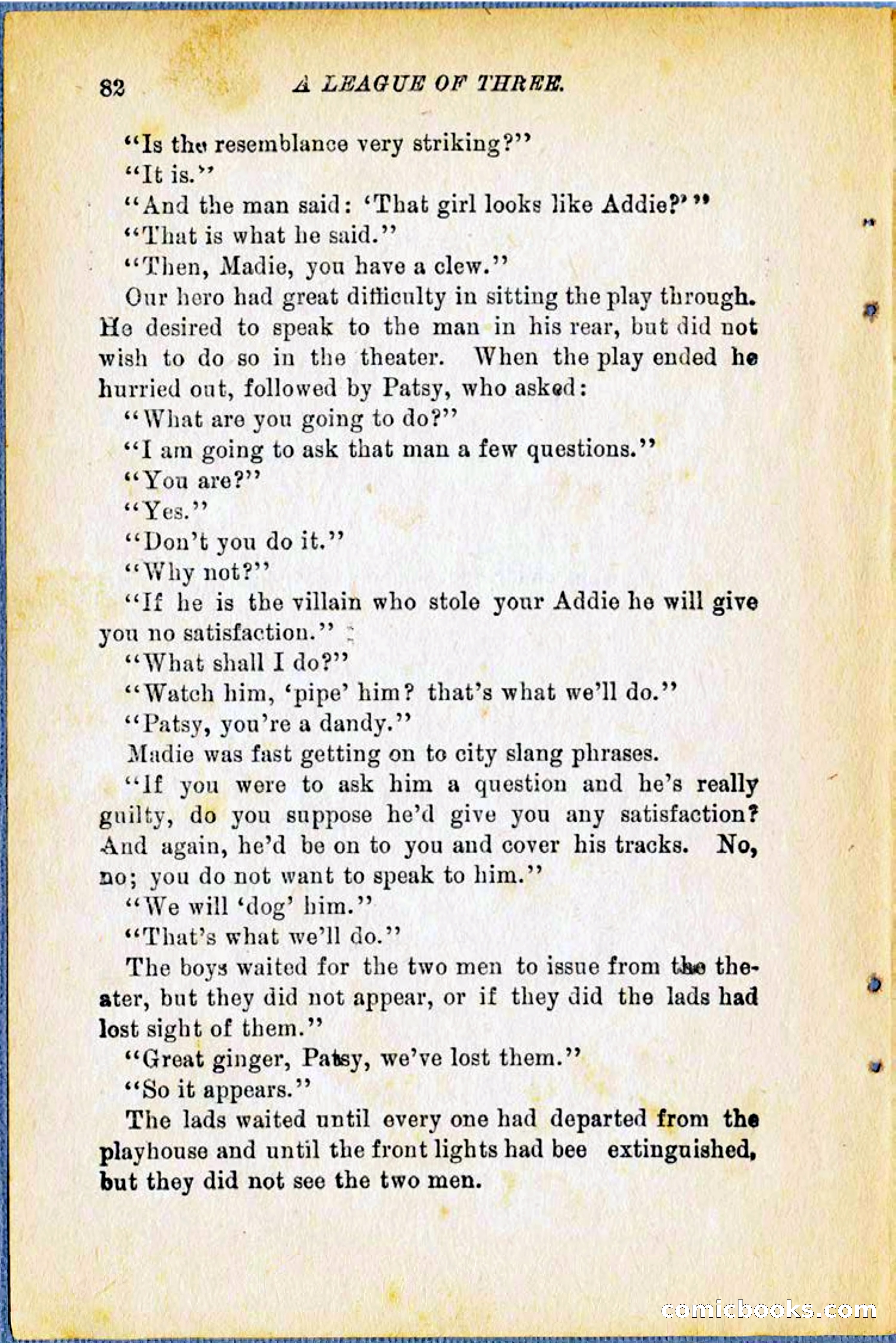 A League of Three: Boy's Detective Stratagems — page 84 of 400
